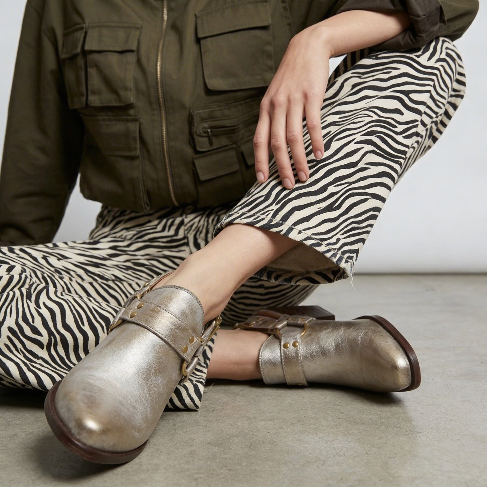 Mule Deva Silver - KALI SHOES®