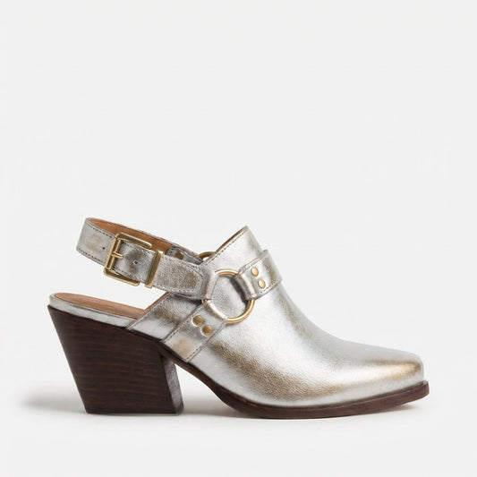 Mule Deva Silver - KALI SHOES®