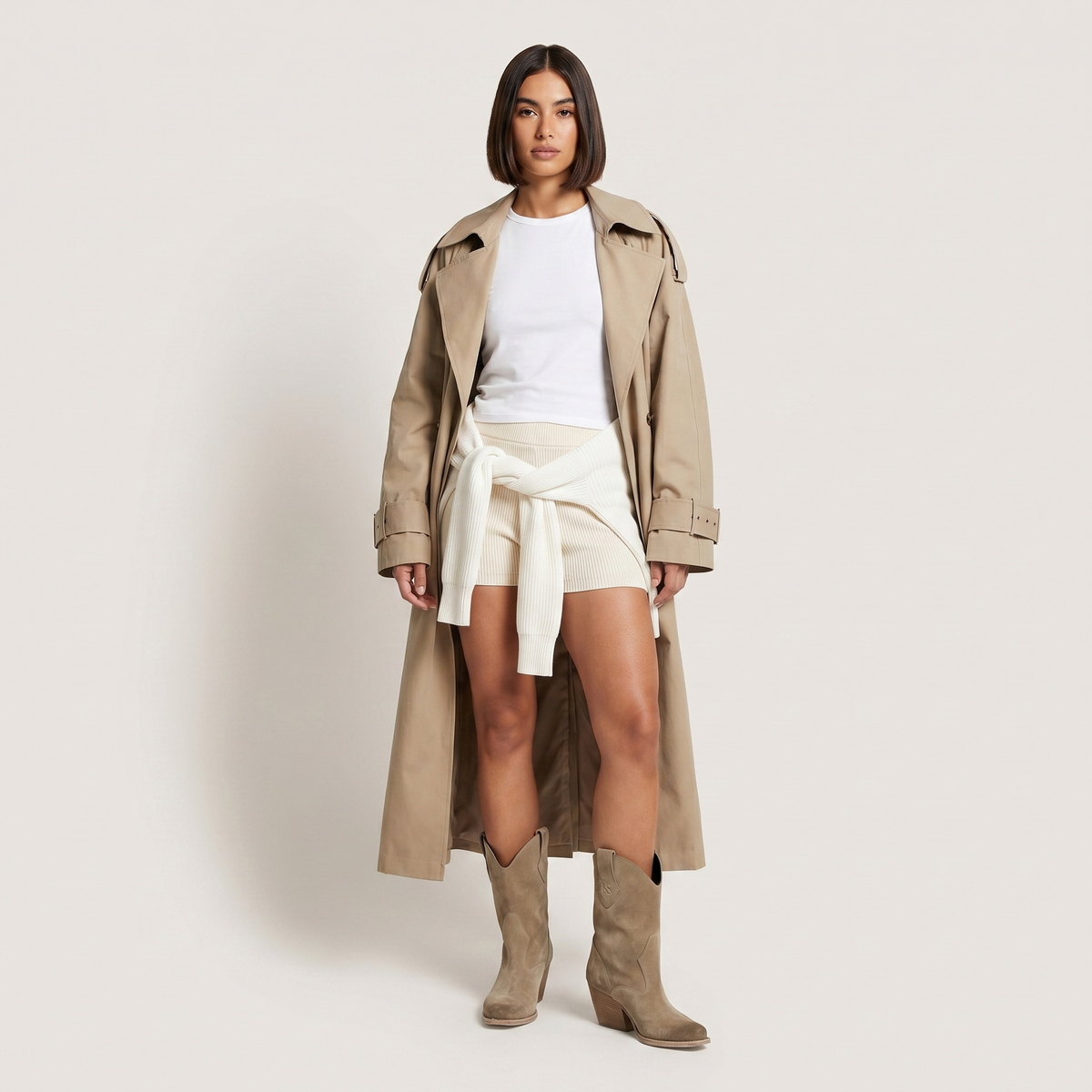 Stivaletti Texani Montana Taupe