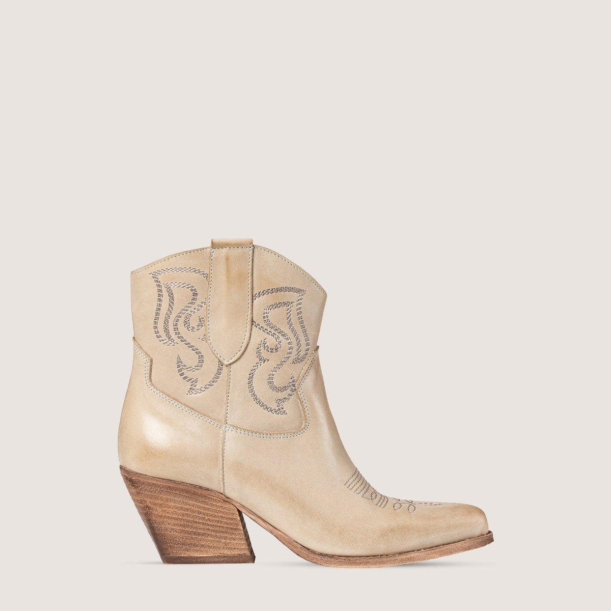 Stivaletti Texani Bradley Beige - KALI SHOES®