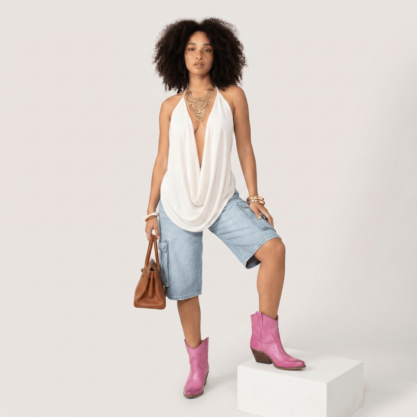 Stivaletti Texani Bradley Flamingo - KALI SHOES®