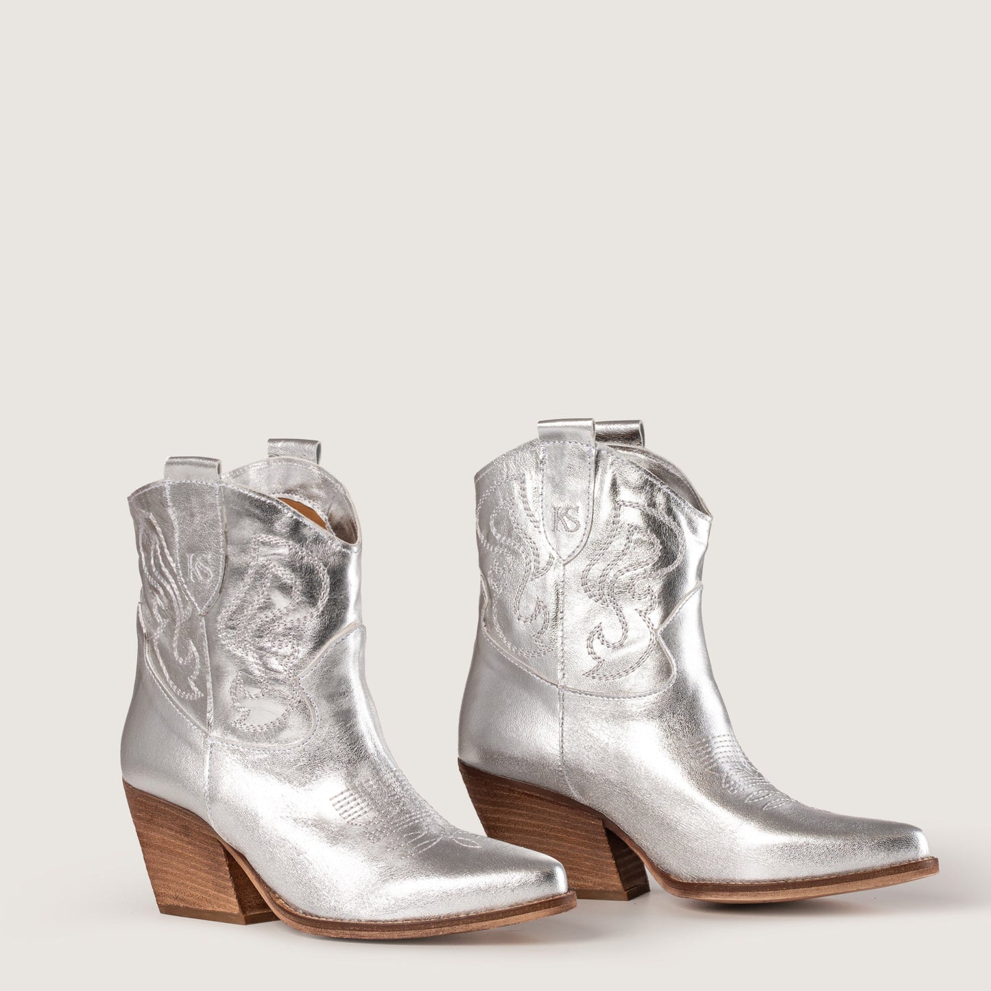 Stivaletti Texani Bradley Nova Silver - KALI SHOES®