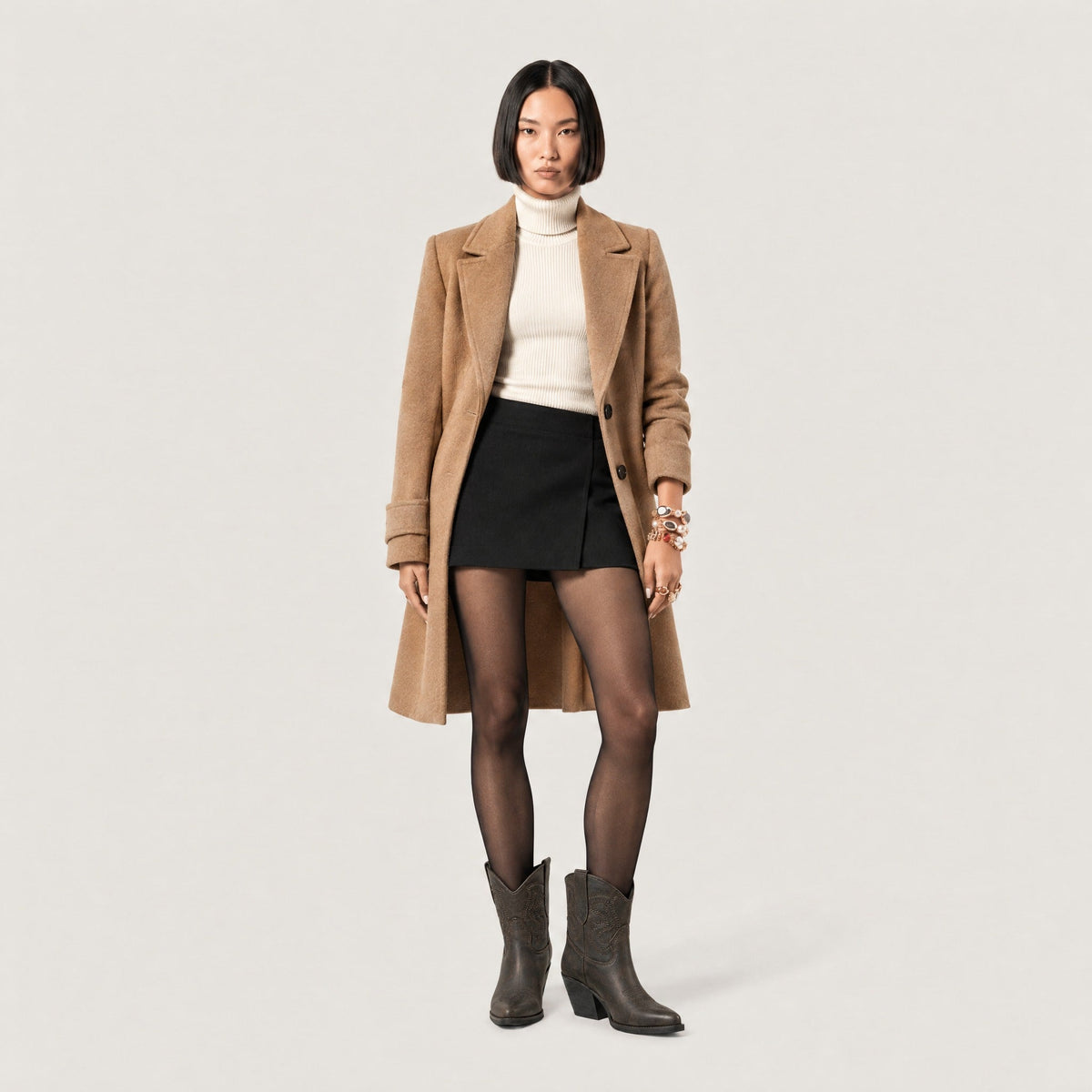 Stivaletti Texani Bradley Testa di Moro - KALI SHOES®