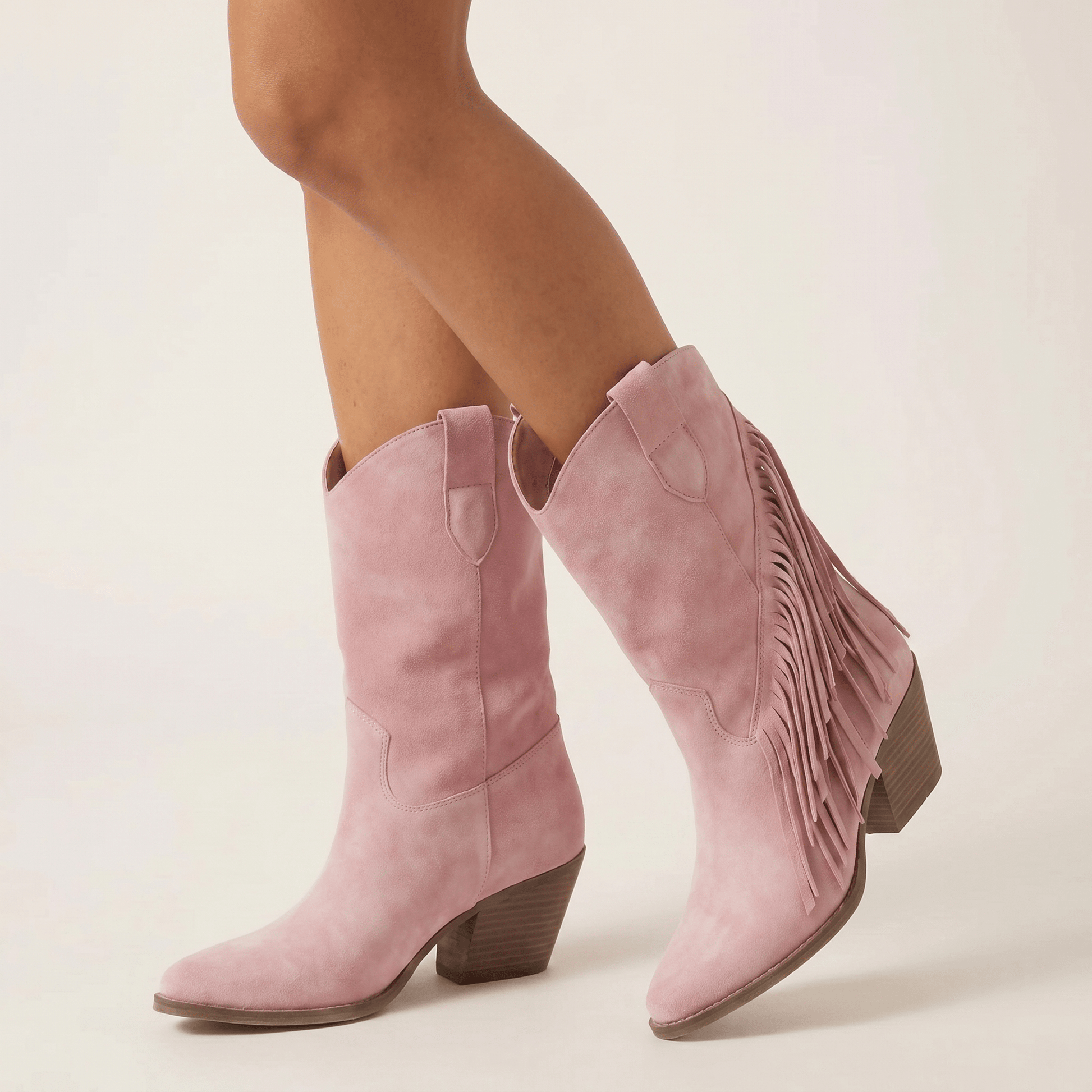 Stivaletti Texani Dakota Rosa - KALI SHOES®