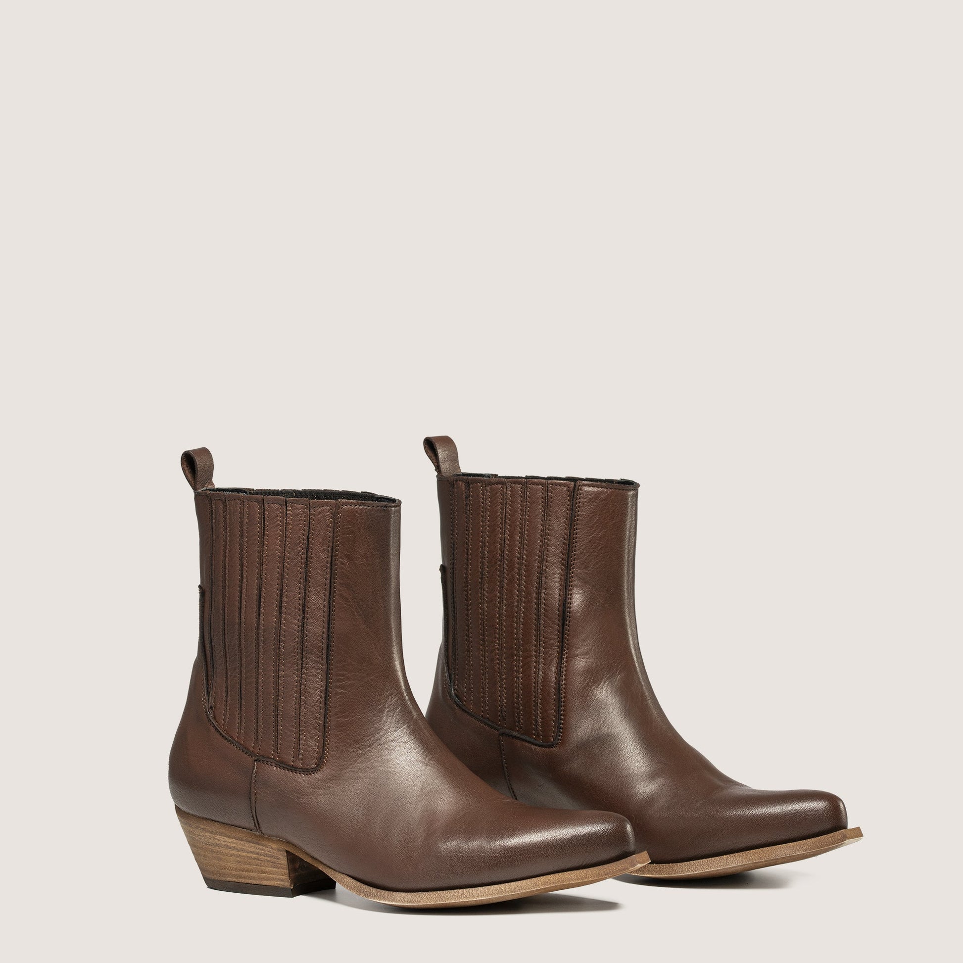 Stivaletti Texani Dusty Testa di Moro - KALI SHOES®