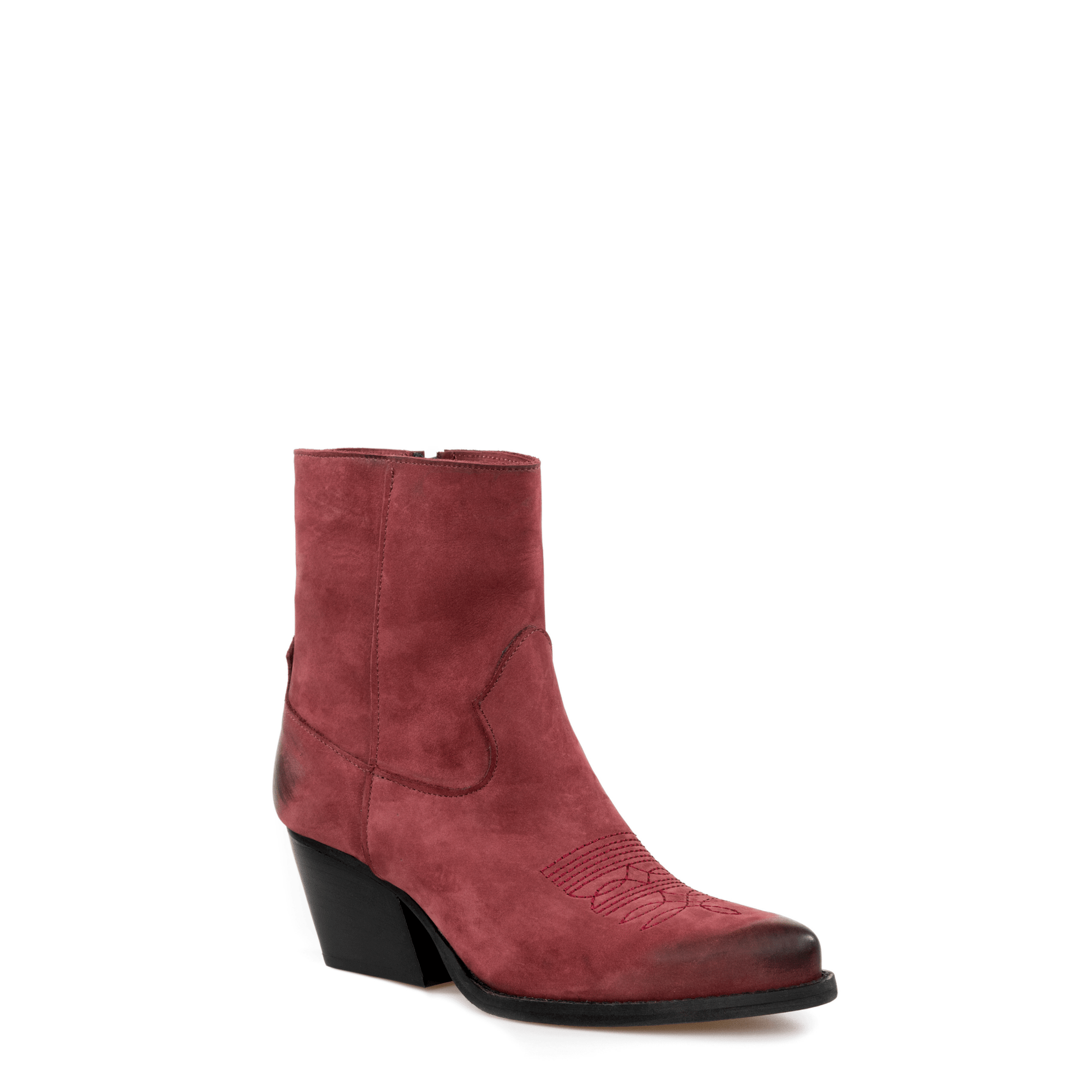 Janice Bordeaux Texan Boots Handgefertigt in Italien Kali Shoes®