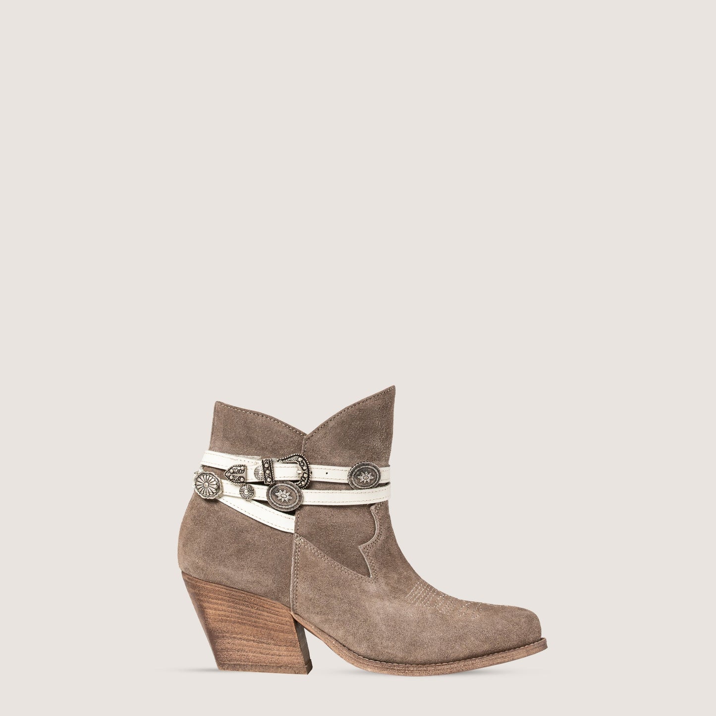 Stivaletti Texani Jolene Taupe - KALI SHOES®