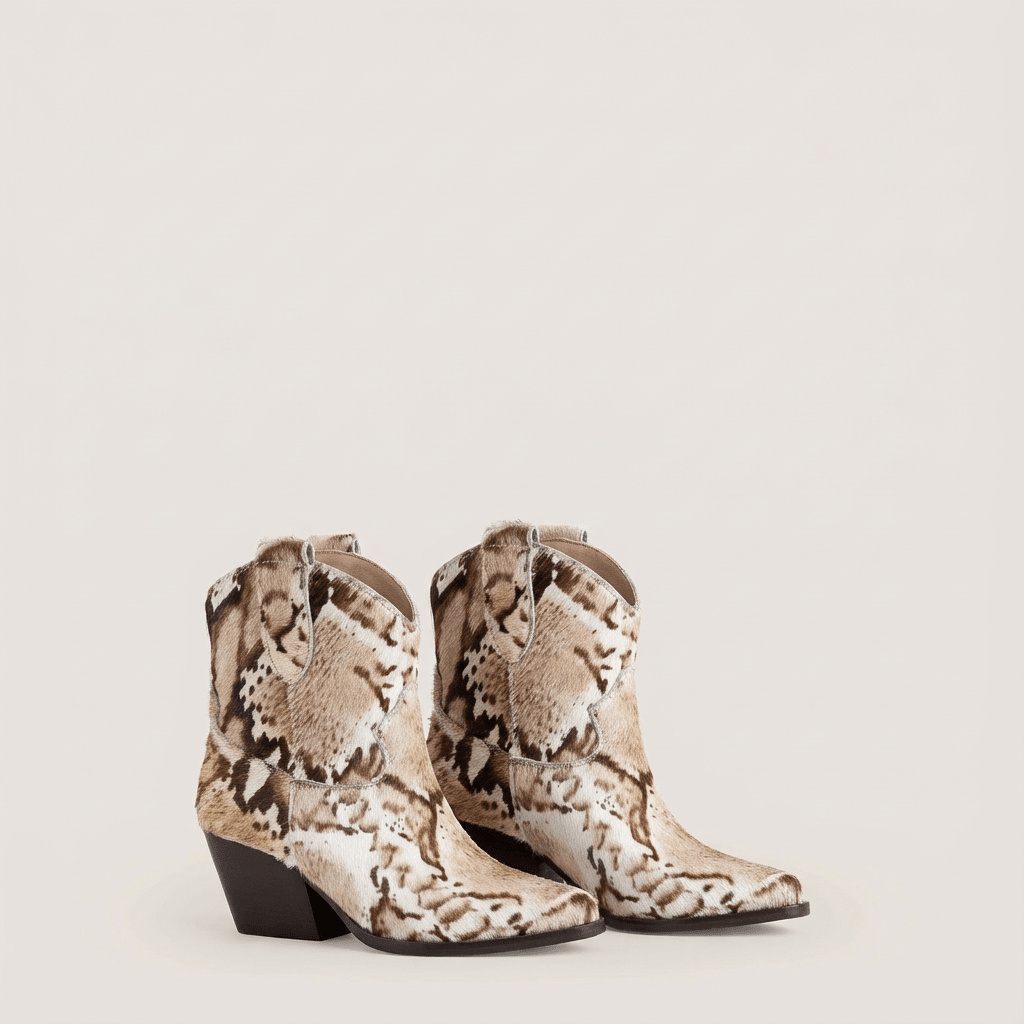 Stivaletti Texani Leila Jungle Fossil - KALI SHOES®