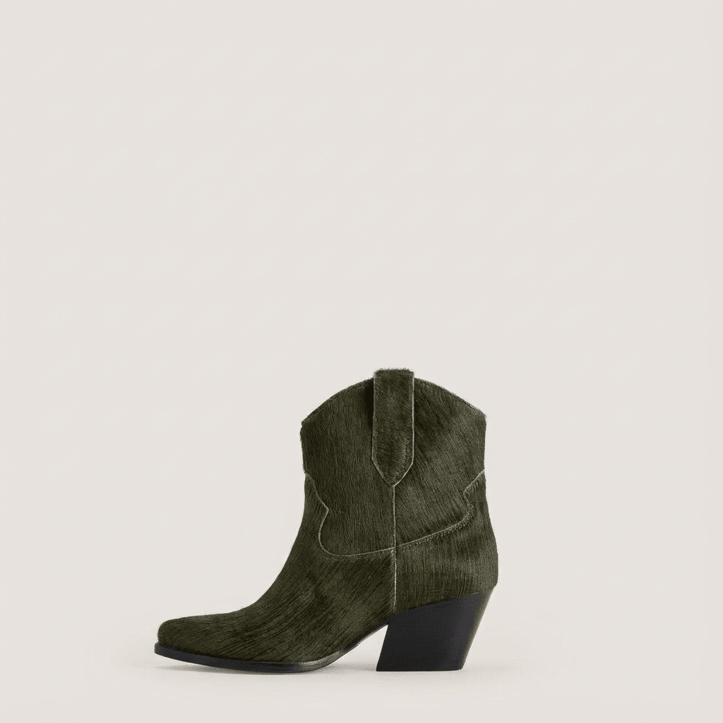 Stivaletti Texani Leila Jungle Loden - KALI SHOES®