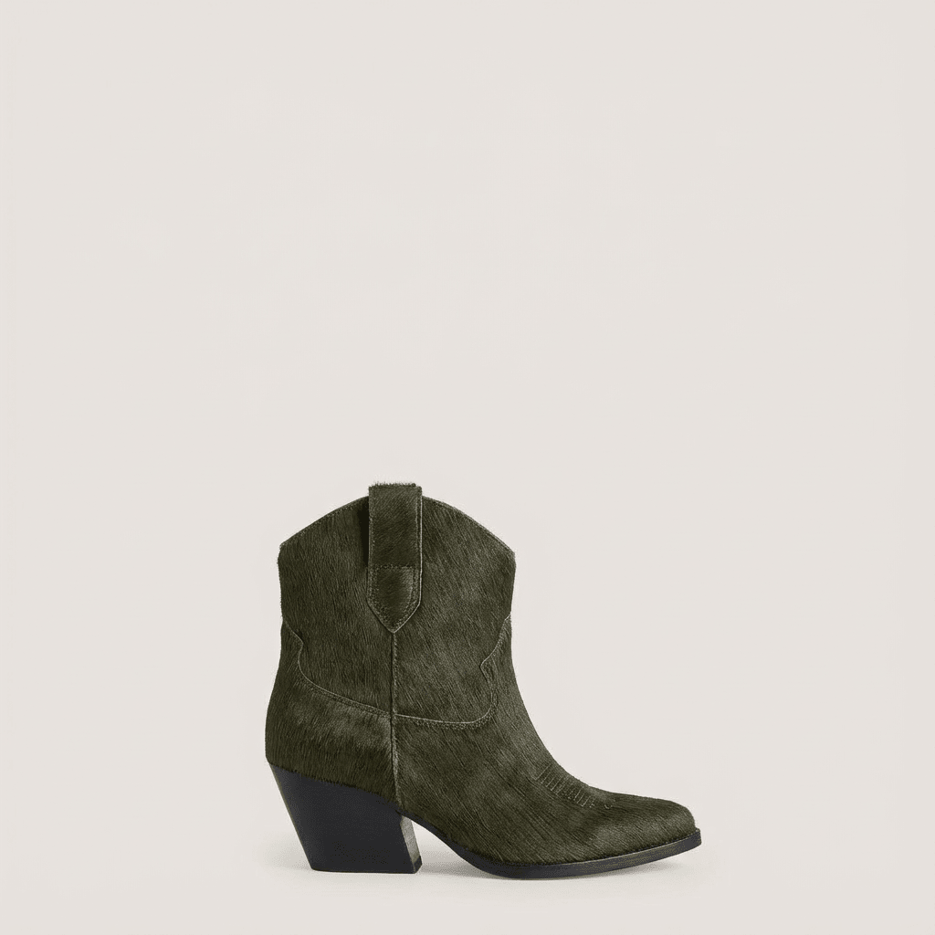 Stivaletti Texani Leila Jungle Loden - KALI SHOES®