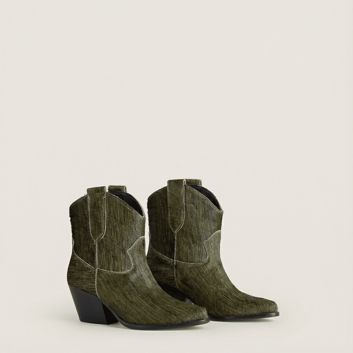 Stivaletti Texani Leila Jungle Loden - KALI SHOES®