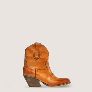 Stivaletti Texani Marley Cuoio - KALI SHOES®