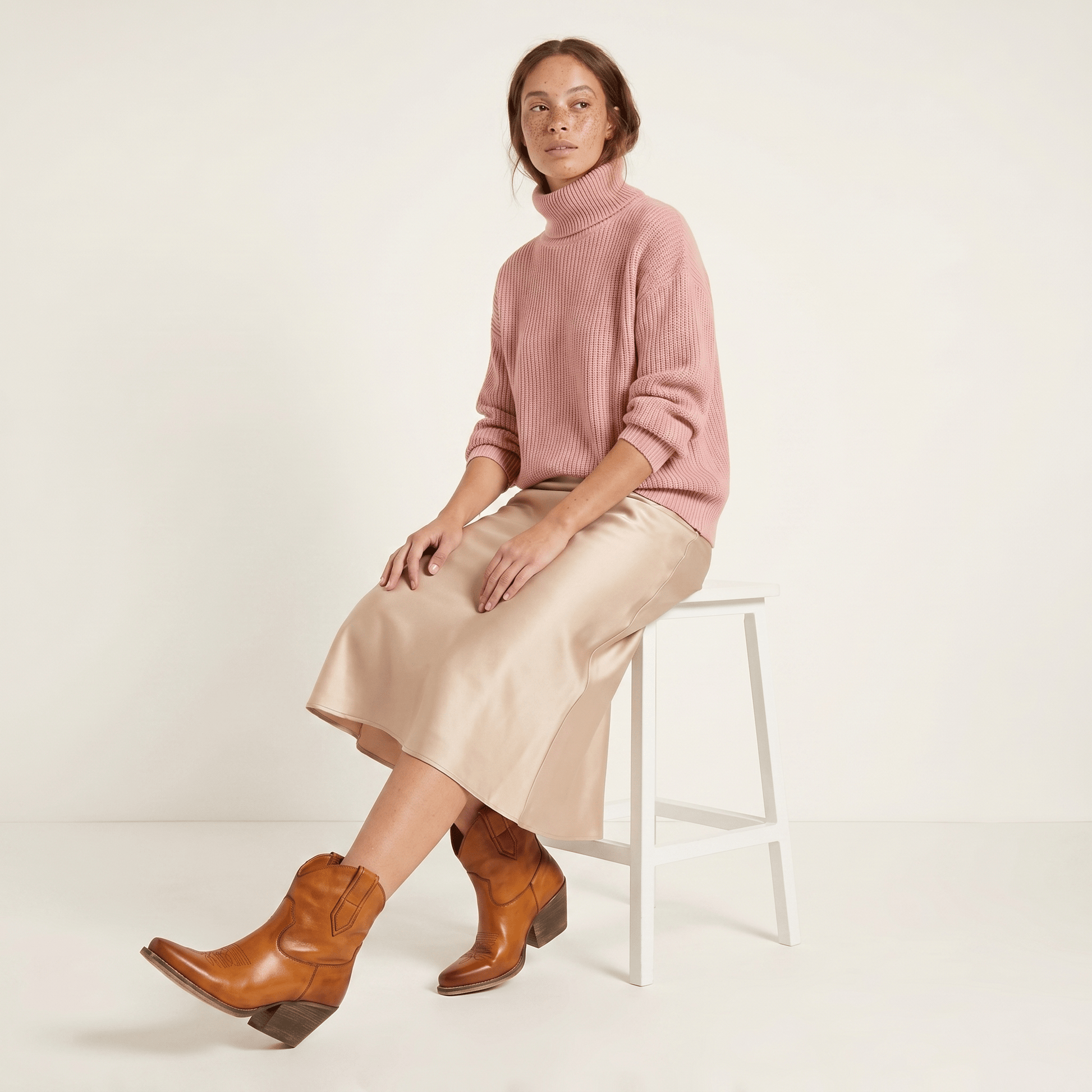 Stivaletti Texani Marley Cuoio - KALI SHOES®