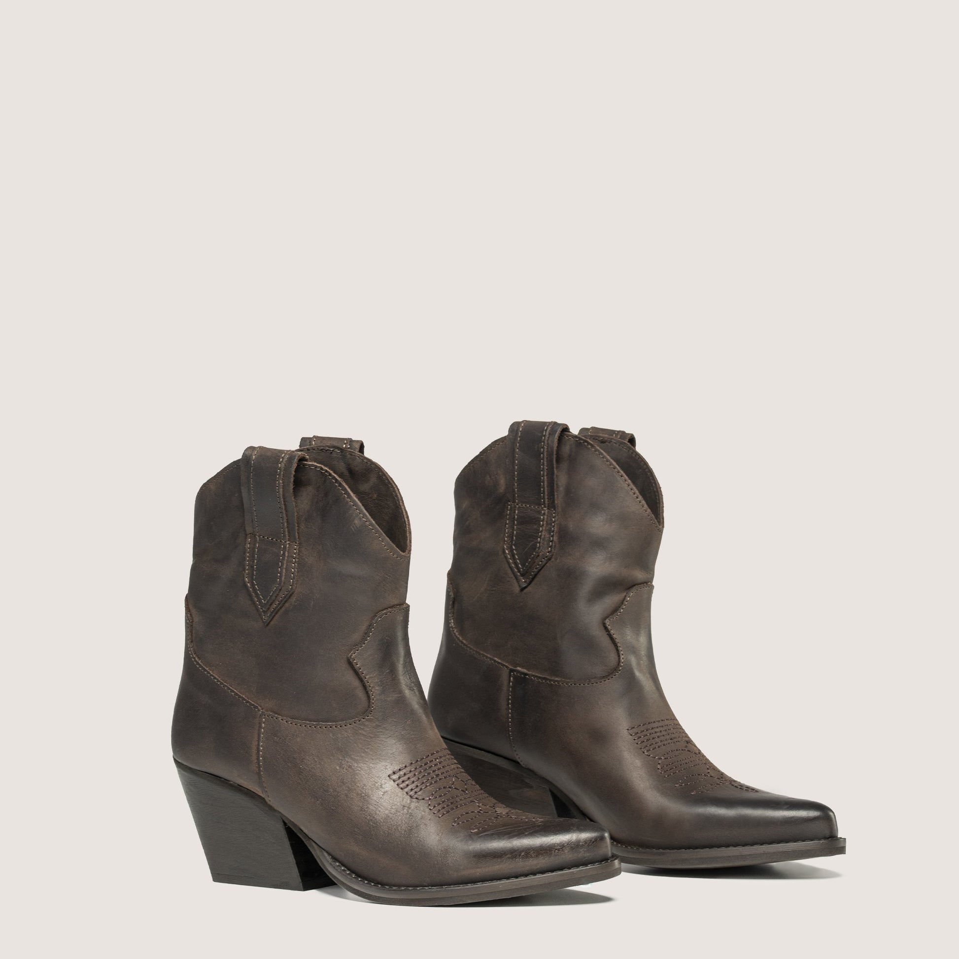 Stivaletti Texani Marley Testa di moro - KALI SHOES®