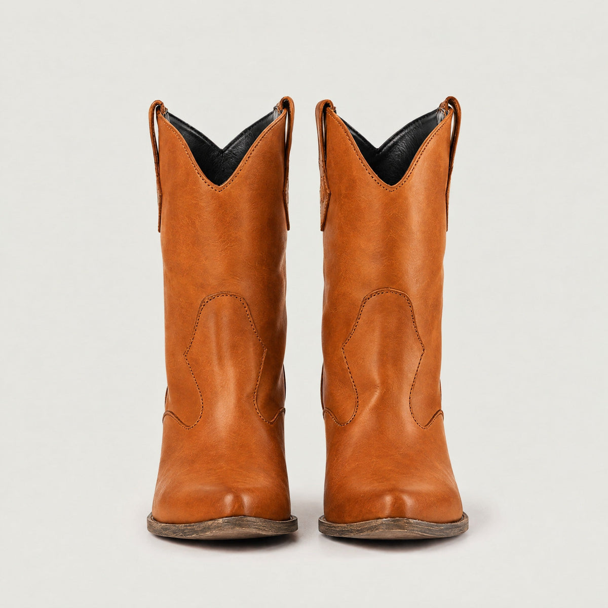 Stivaletti Texani Montana Cuoio in pelle - KALI SHOES®