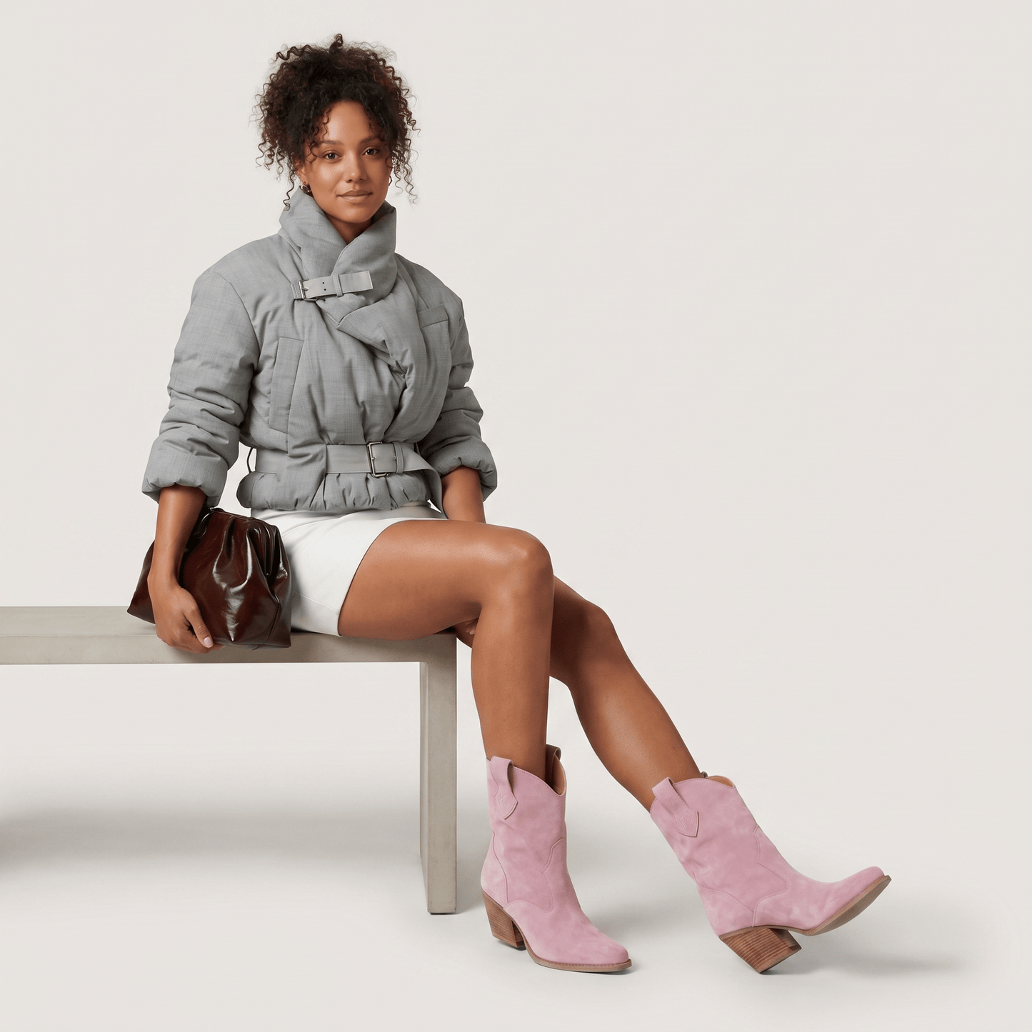 Stivaletti Texani Montana Rosa - KALI SHOES®