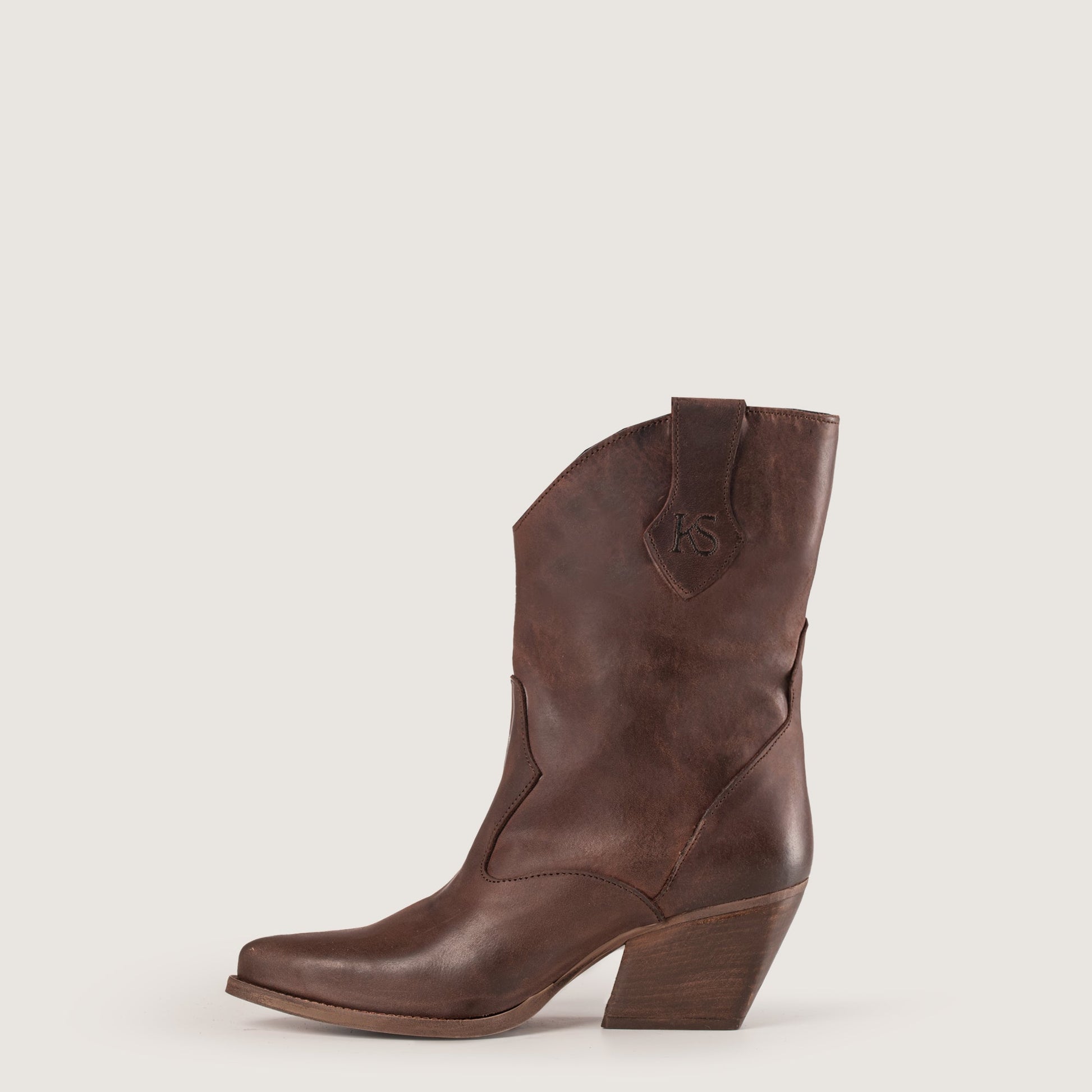 Stivaletti Texani Montana Testa di Moro in pelle - KALI SHOES®