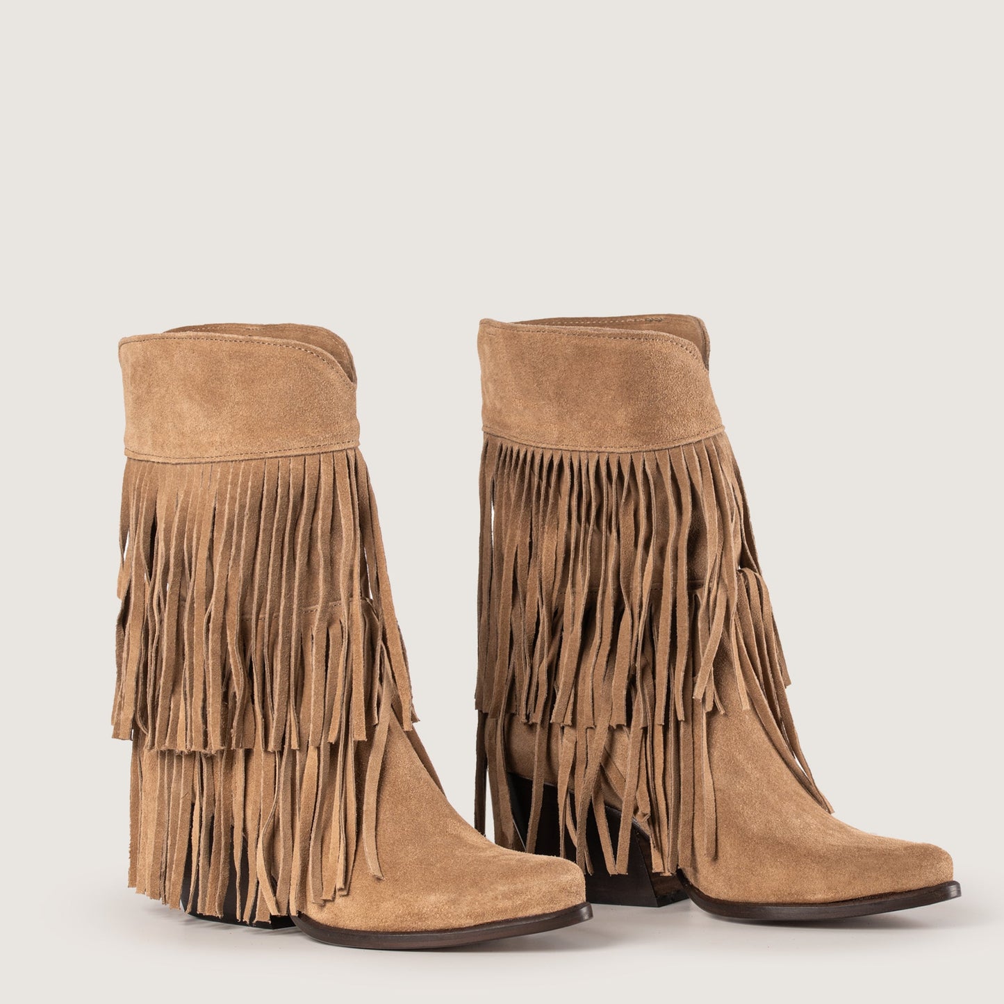 Stivaletti Texani Nevada Taupe - KALI SHOES®