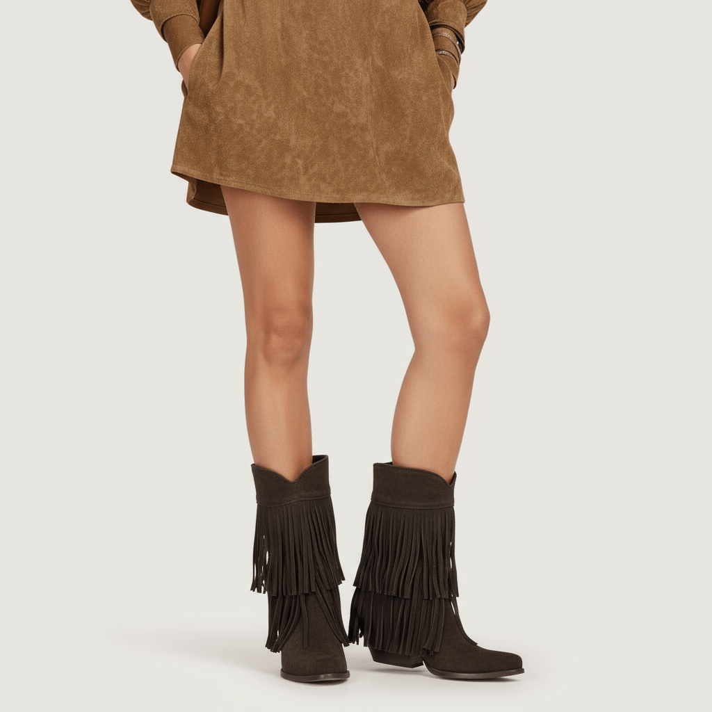 Stivaletti Texani Nevada Testa di Moro - KALI SHOES®