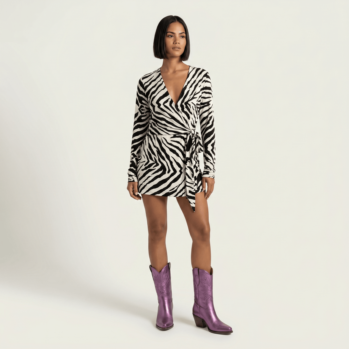 Stivaletti Texani Rio Nova Violet Shine - KALI SHOES®
