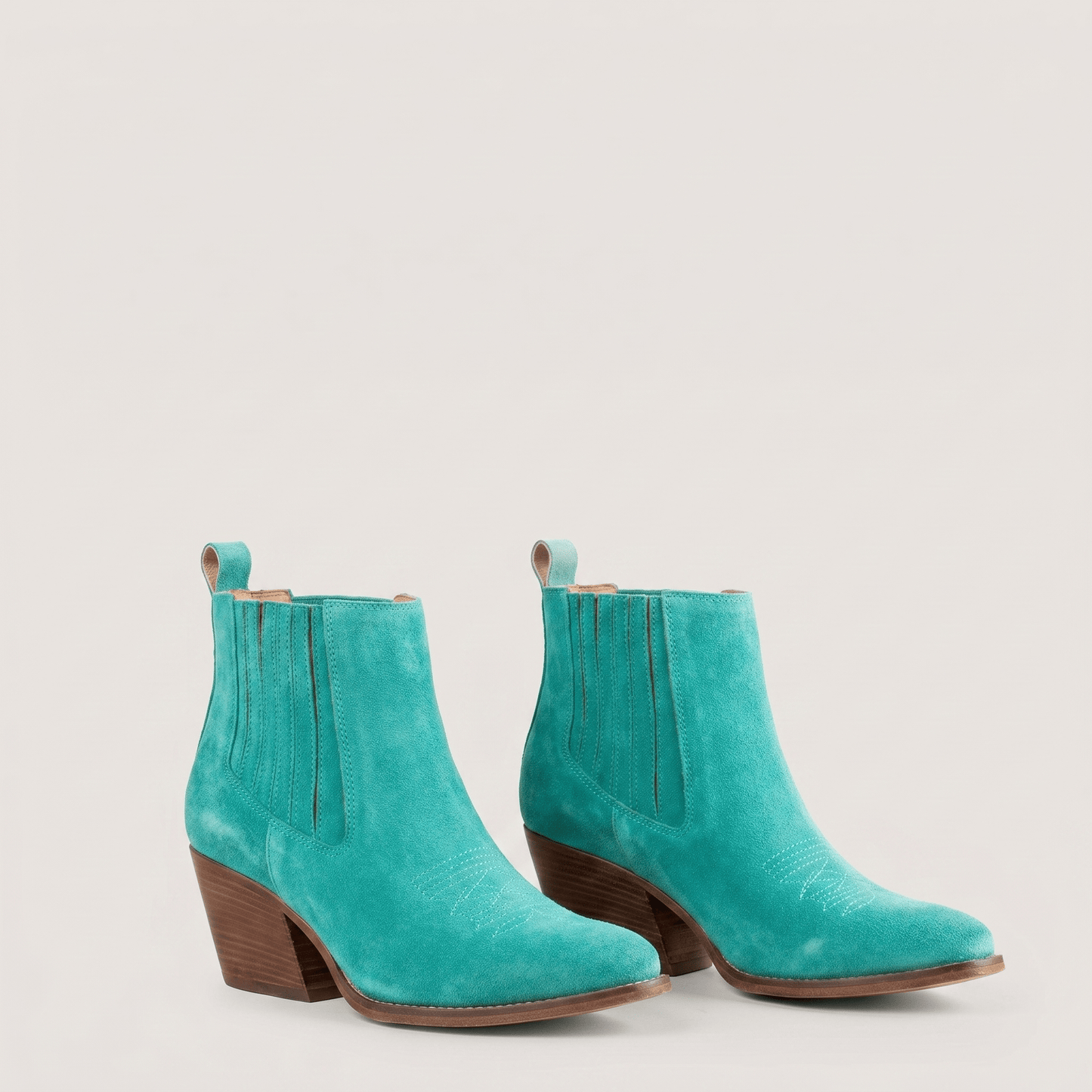 Stivaletti Texani Sandy Aquamarine - KALI SHOES®