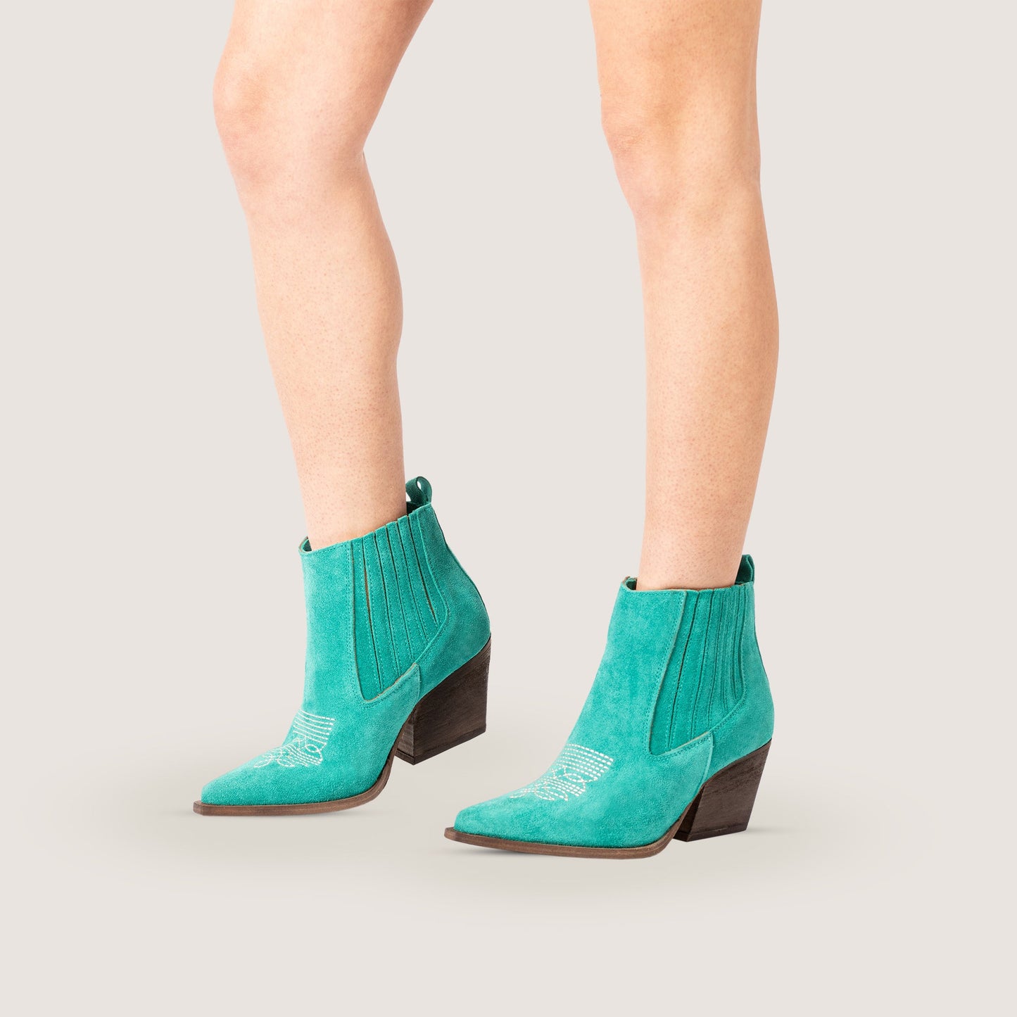 Stivaletti Texani Sandy Aquamarine - KALI SHOES®