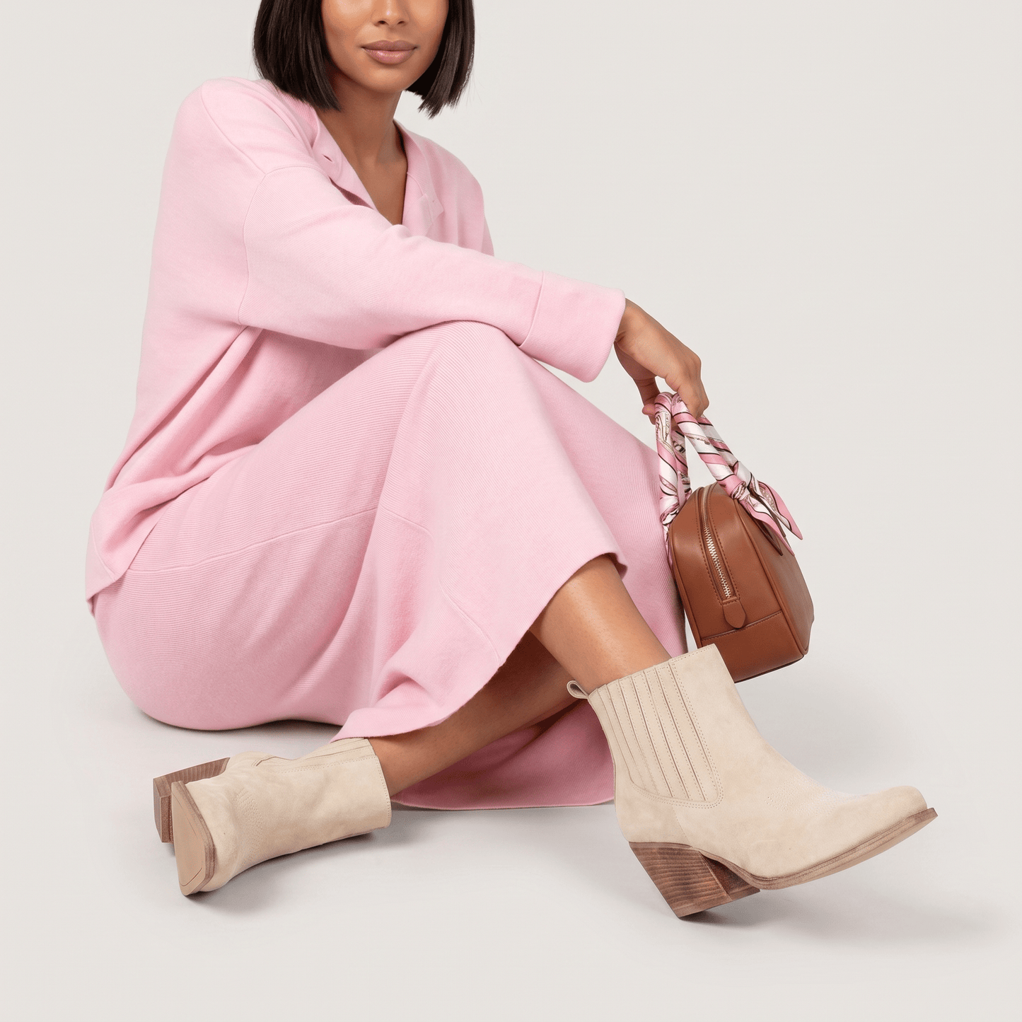 Stivaletti Texani Sandy Beige - KALI SHOES®