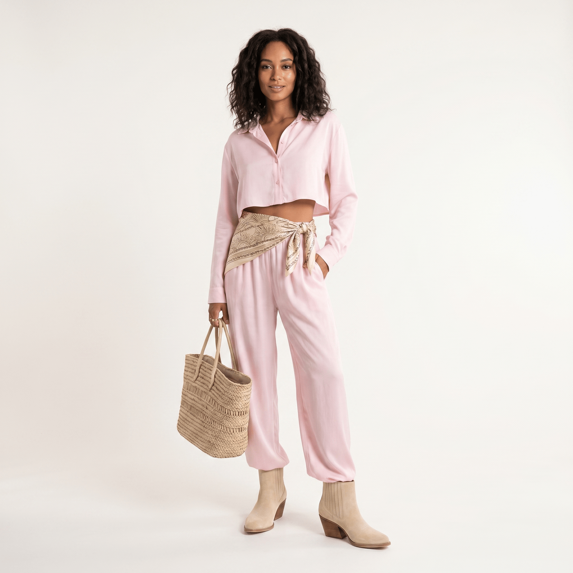 Stivaletti Texani Sandy Beige - KALI SHOES®