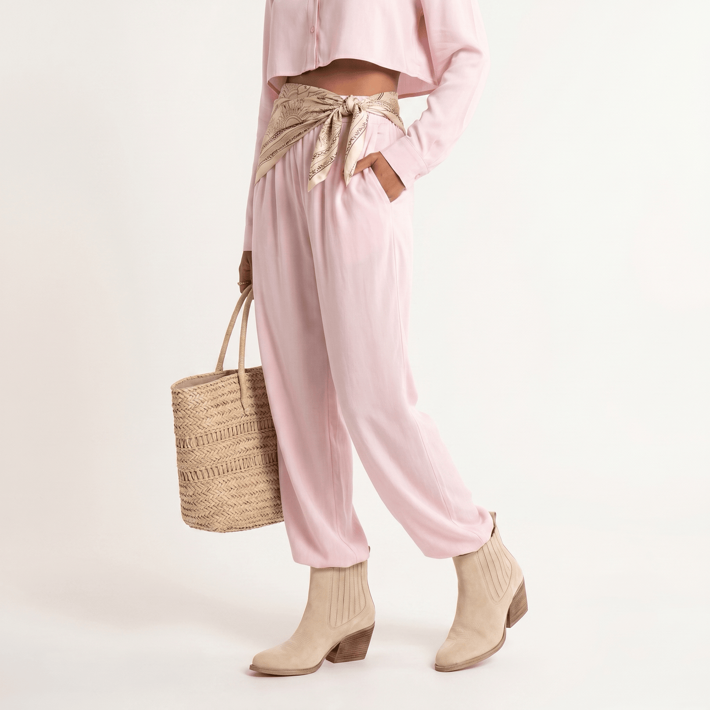 Stivaletti Texani Sandy Beige - KALI SHOES®