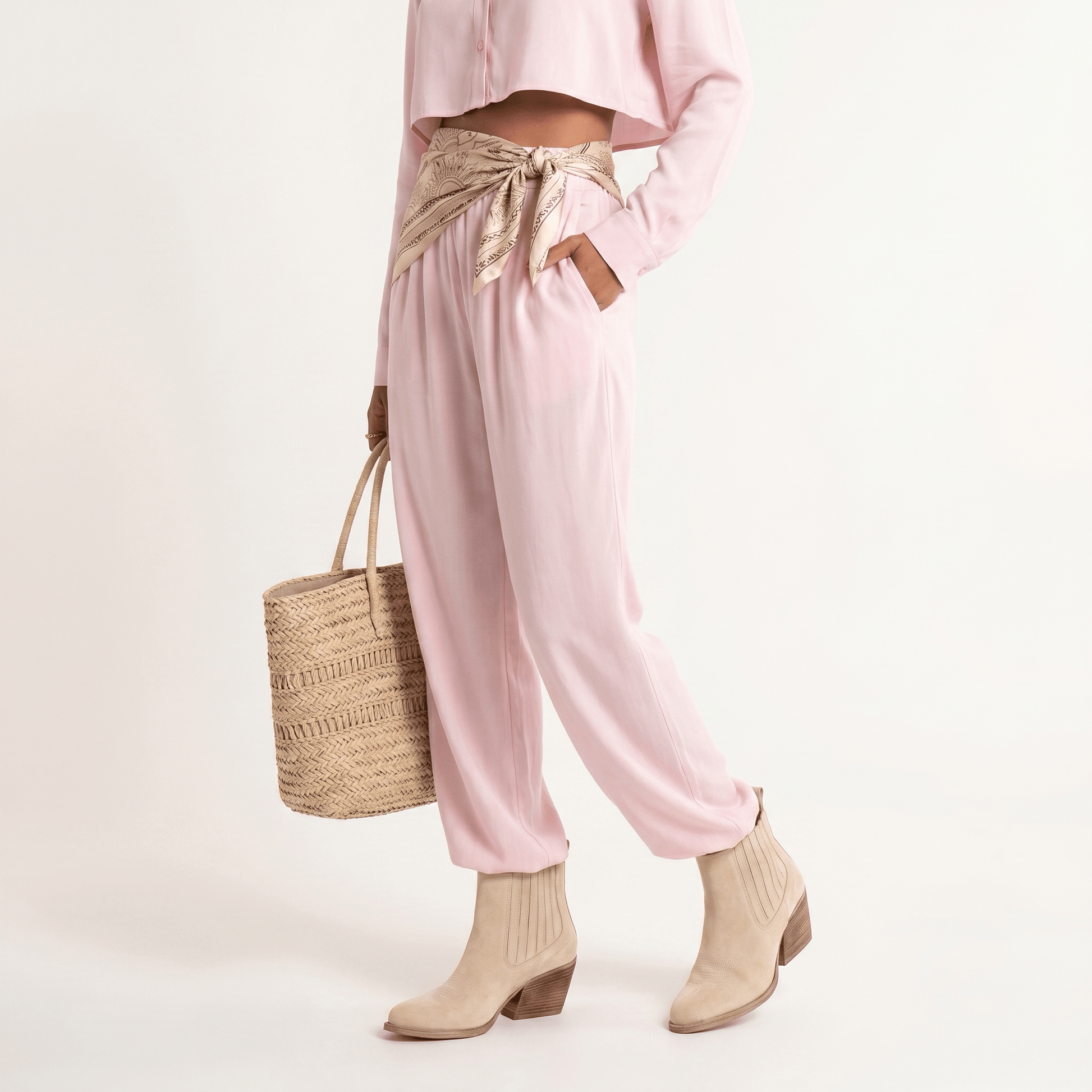 Stivaletti Texani Sandy Beige - KALI SHOES®