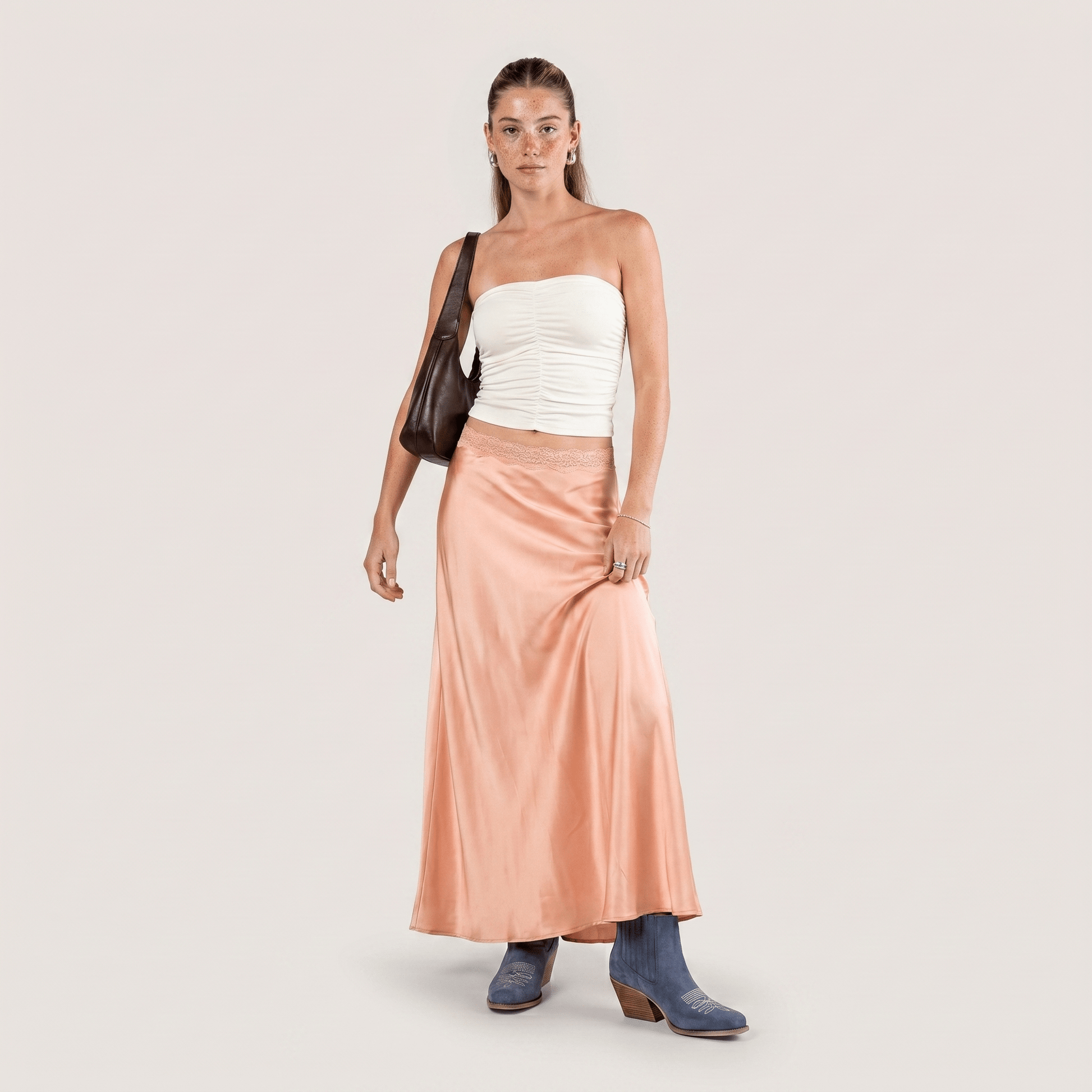Stivaletti Texani Sandy Blue Jeans - KALI SHOES®