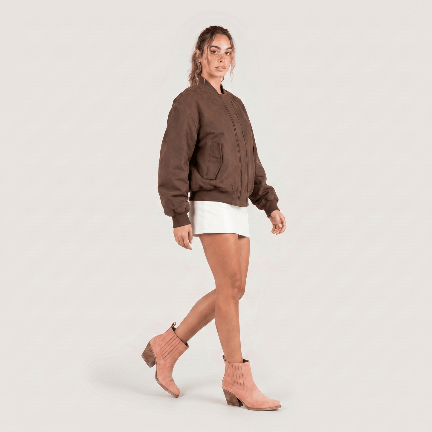 Stivaletti Texani Sandy Peach - KALI SHOES®