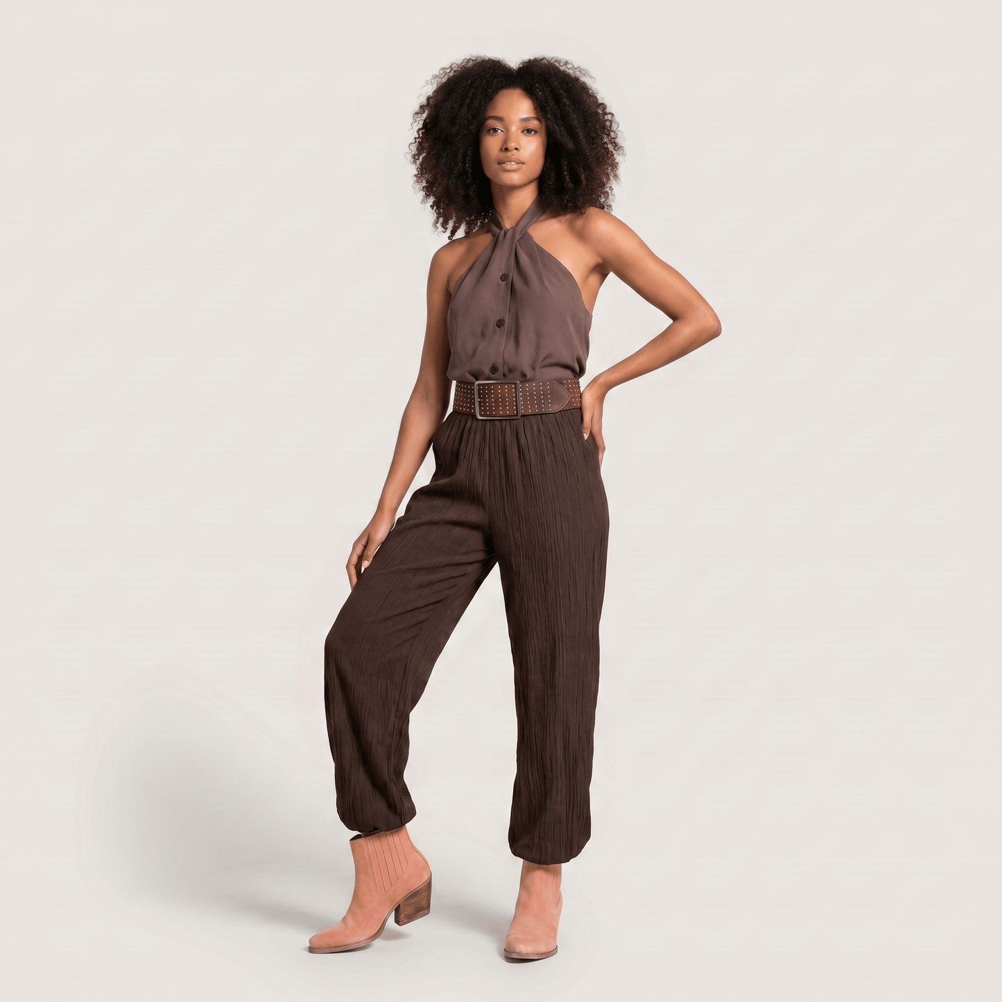 Stivaletti Texani Sandy Peach - KALI SHOES®