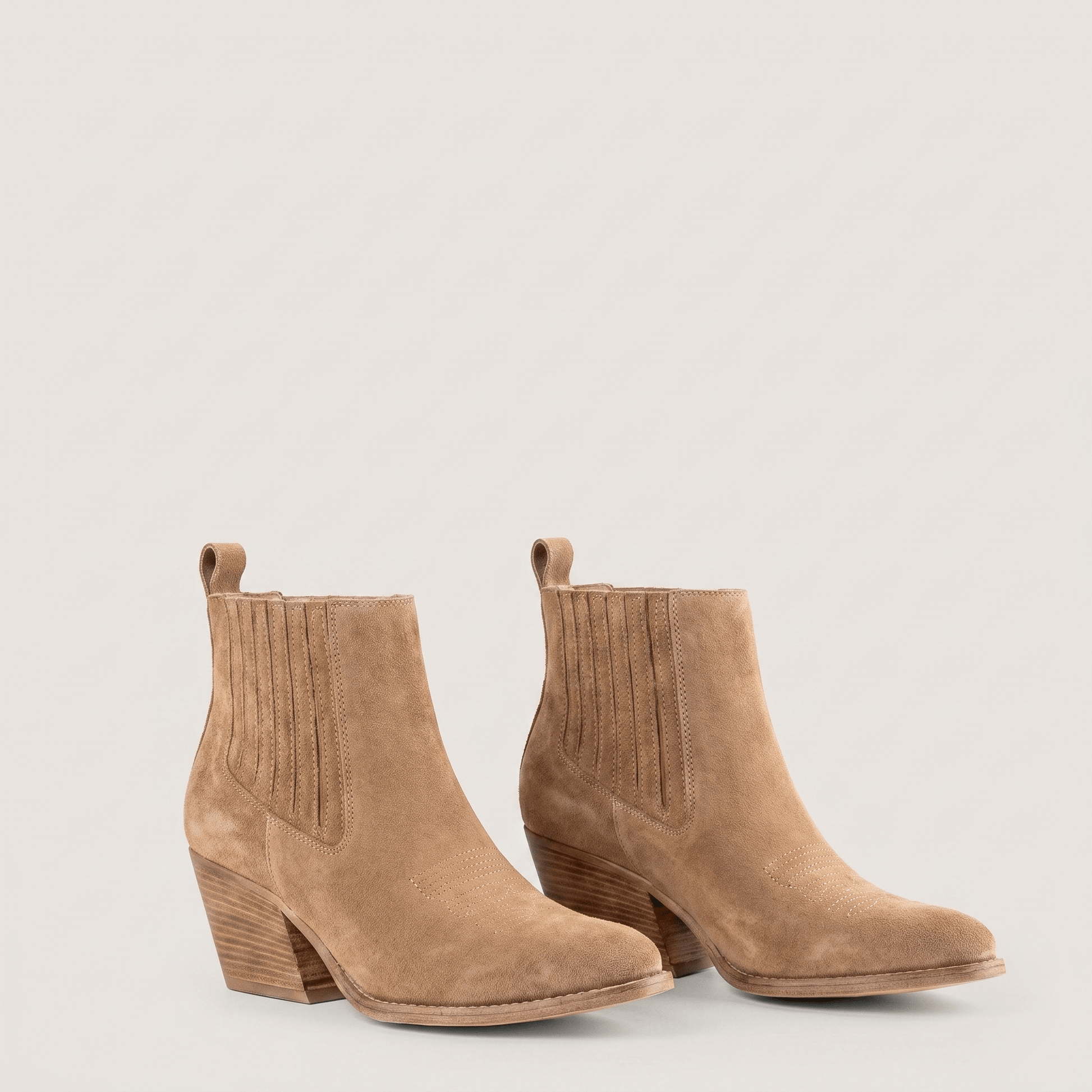 Stivaletti Texani Sandy Taupe - KALI SHOES®