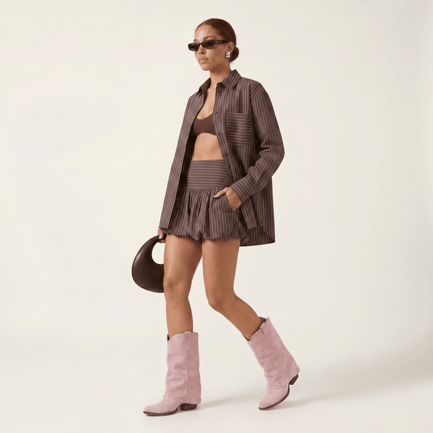 Stivaletti Texani Sidney Rosa - KALI SHOES®