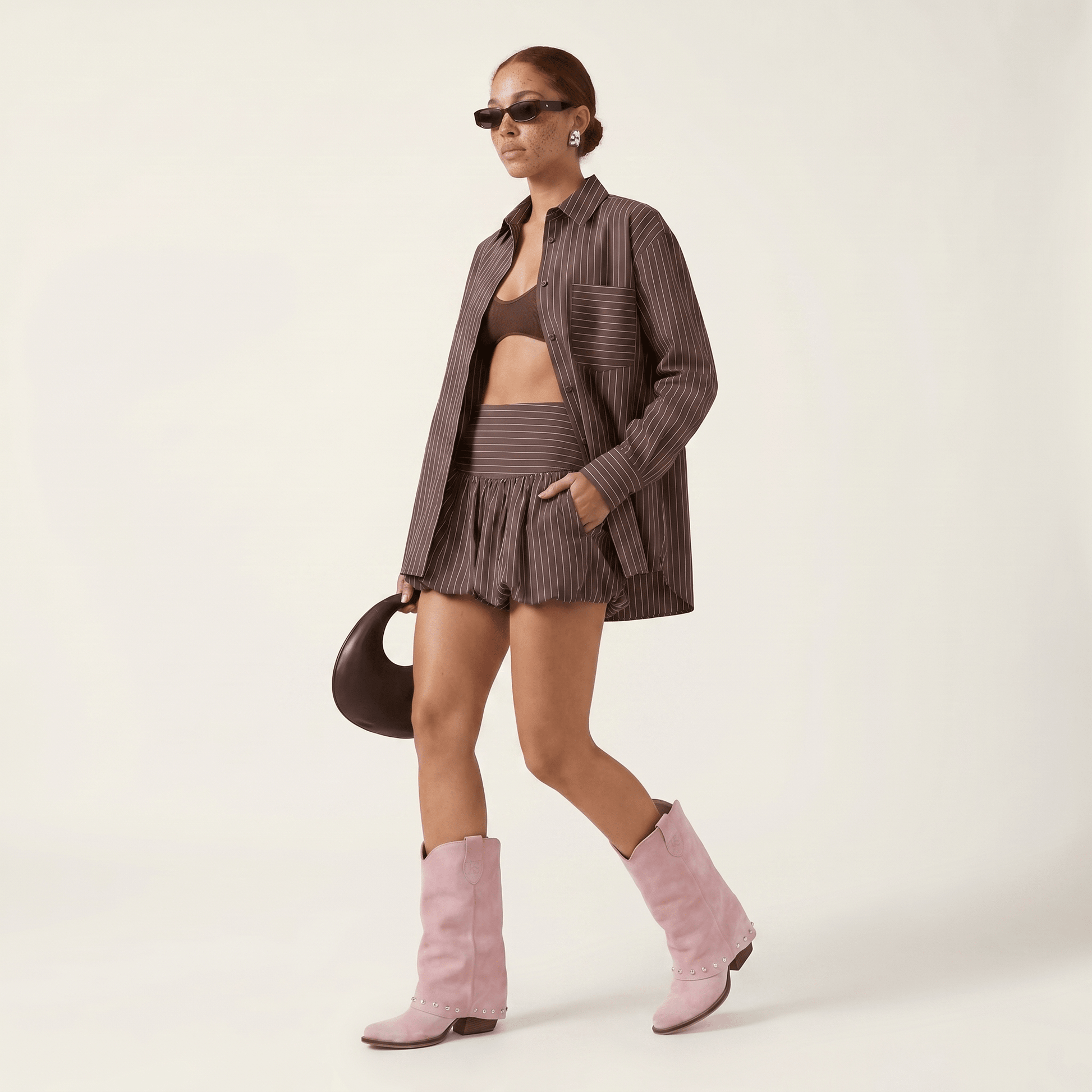 Stivaletti Texani Sidney Rosa - KALI SHOES®