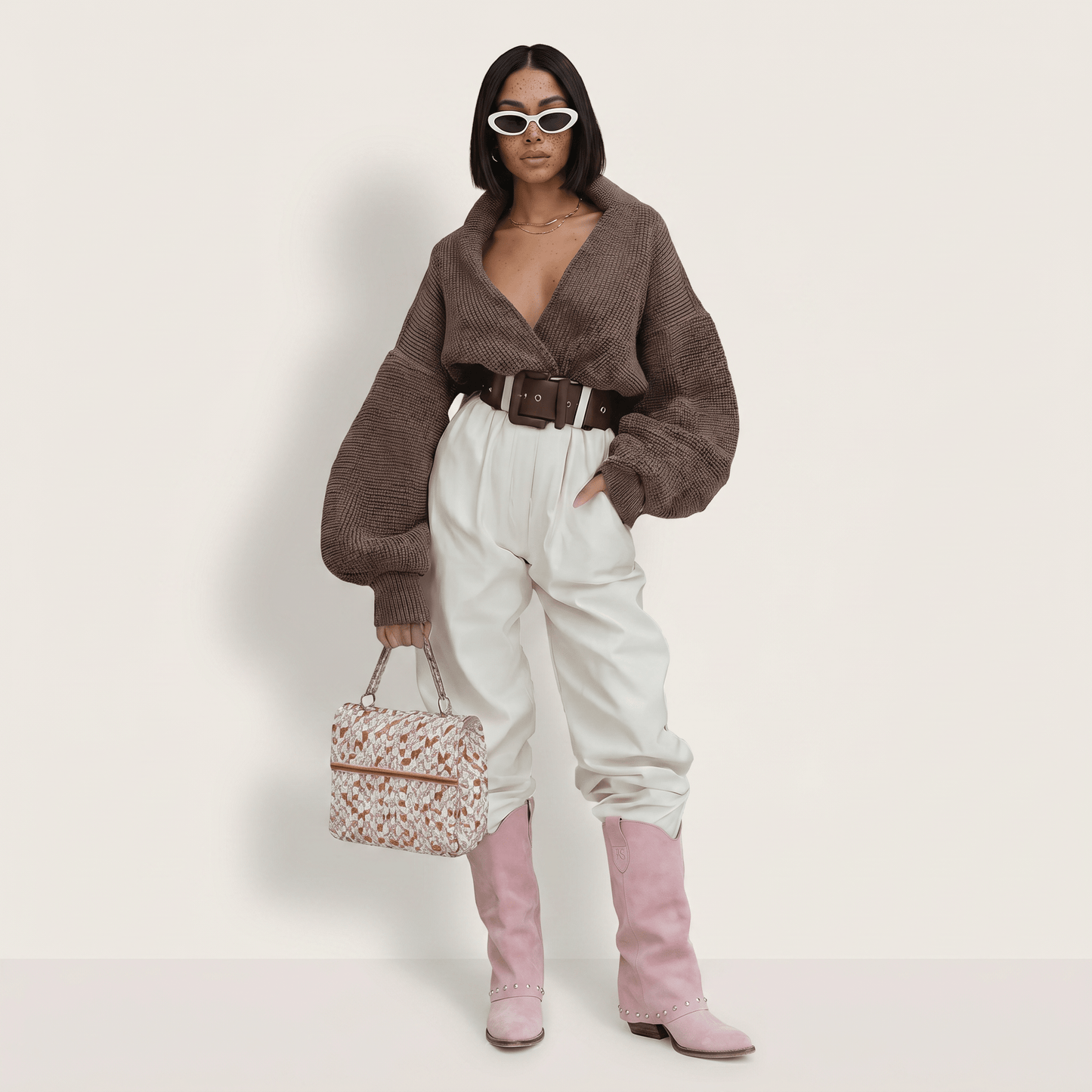 Stivaletti Texani Sidney Rosa - KALI SHOES®