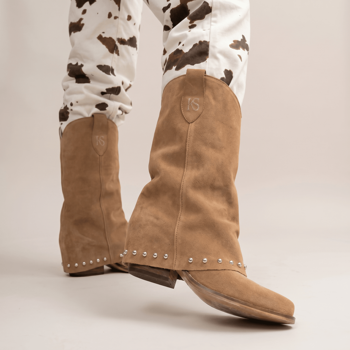 Stivaletti Texani Sidney Taupe - KALI SHOES®