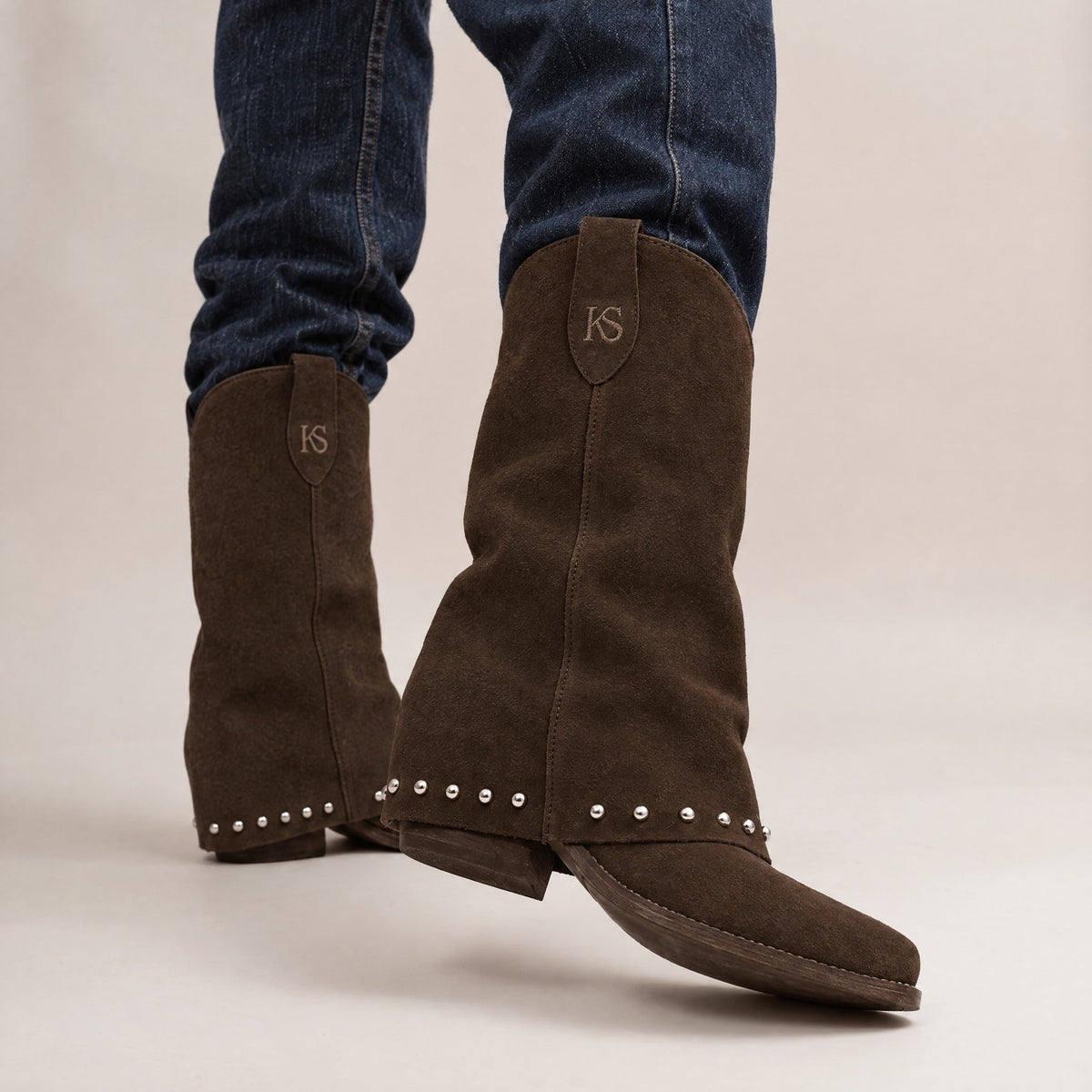 Stivaletti Texani Sidney Testa di Moro - KALI SHOES®