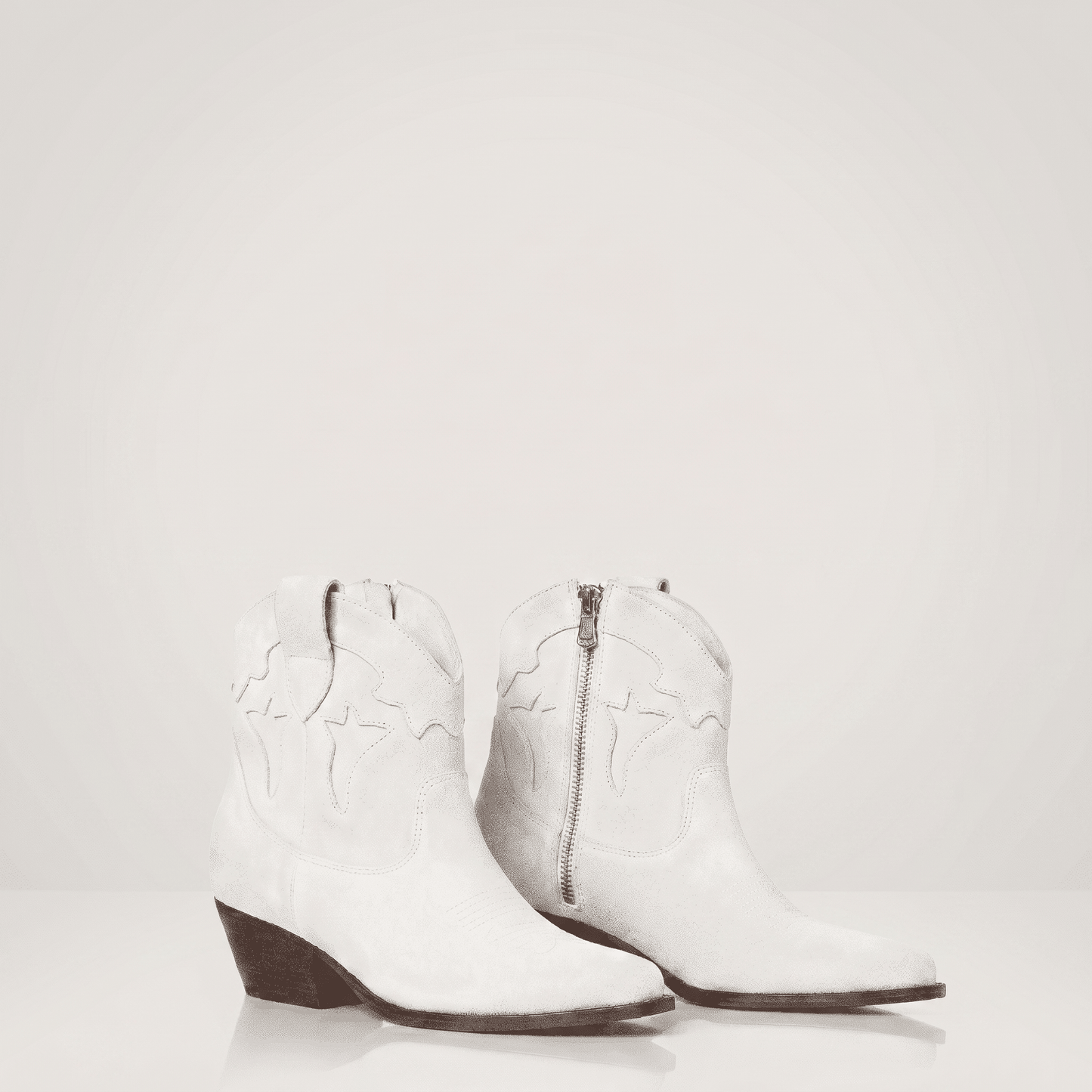 Stivaletti Texani Vicky Bianco - KALI SHOES®