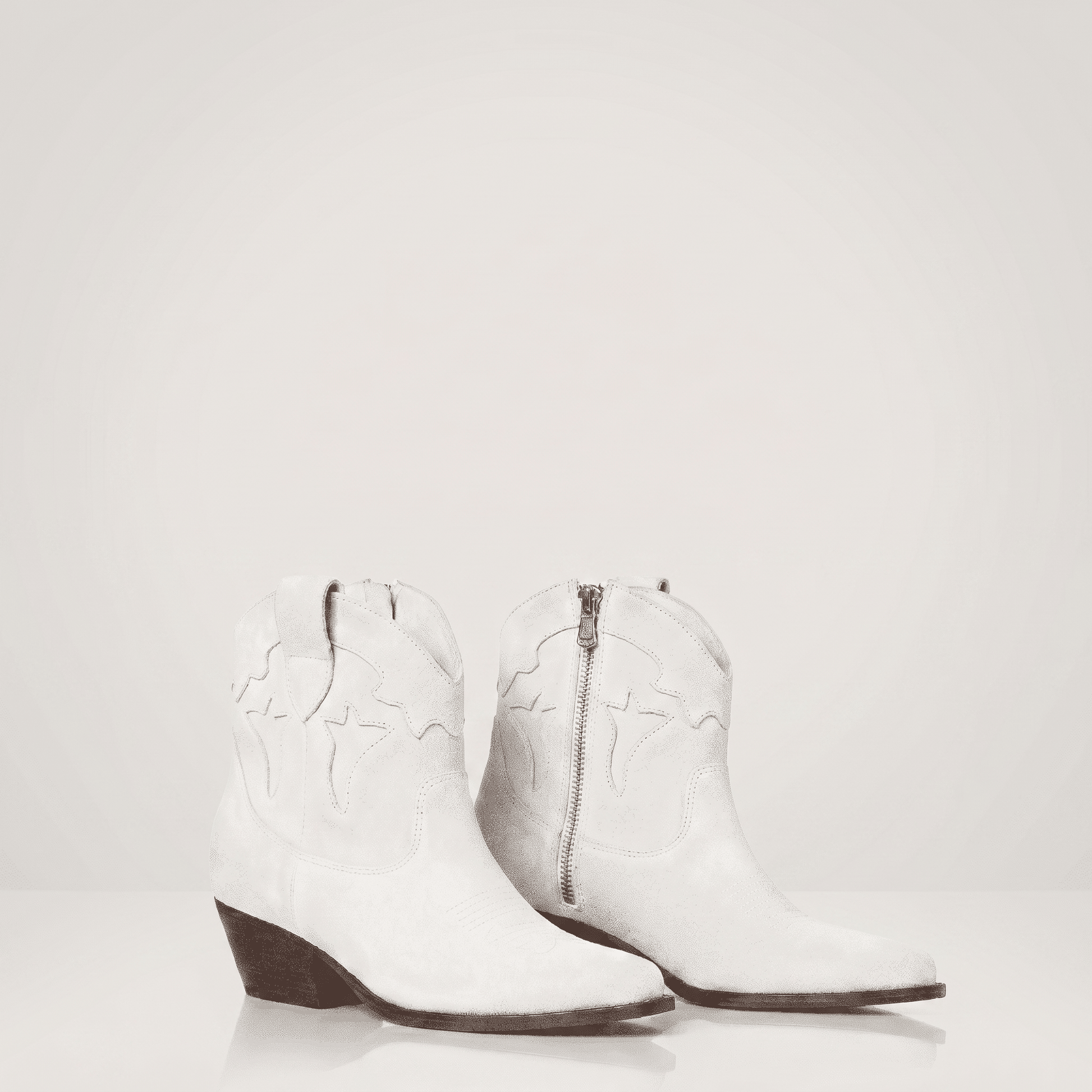 Stivaletti Texani Vicky Bianco - KALI SHOES®