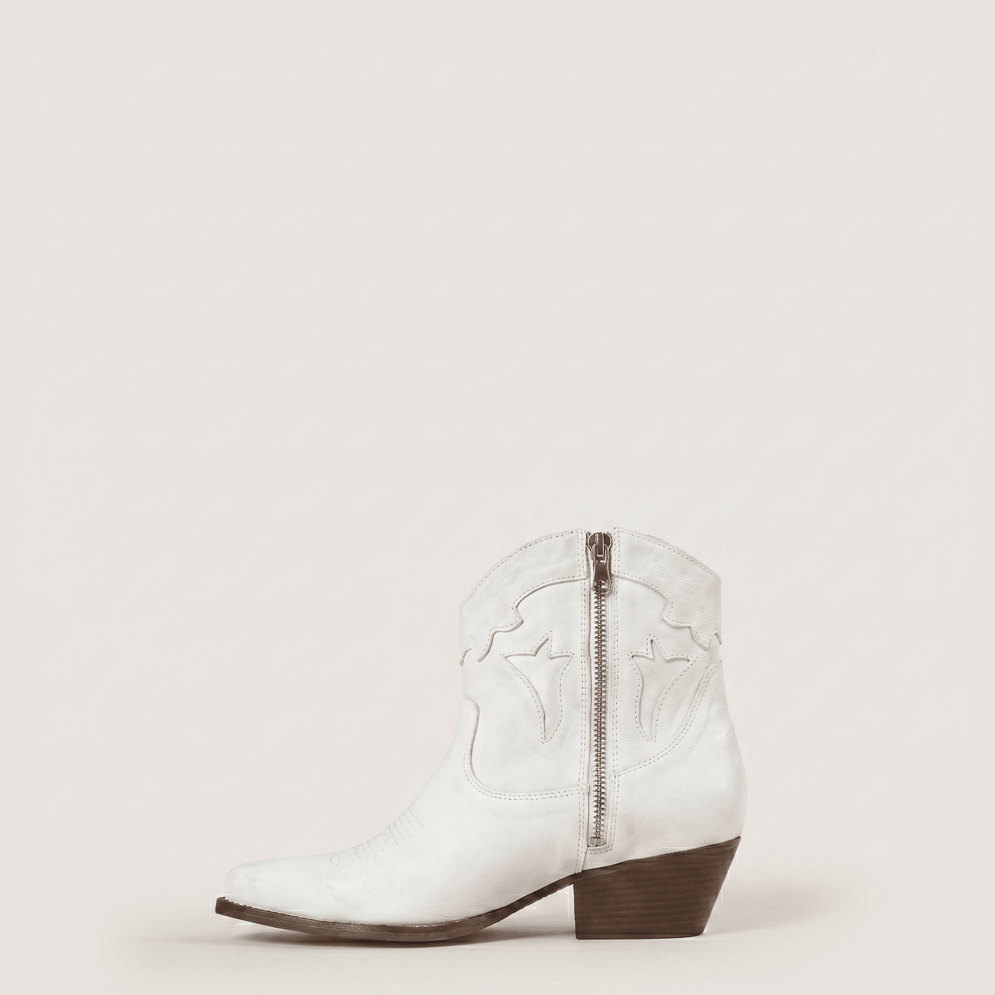 Stivaletti Texani Vicky Bianco - KALI SHOES®
