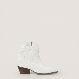 Stivaletti Texani Vicky Bianco - KALI SHOES®
