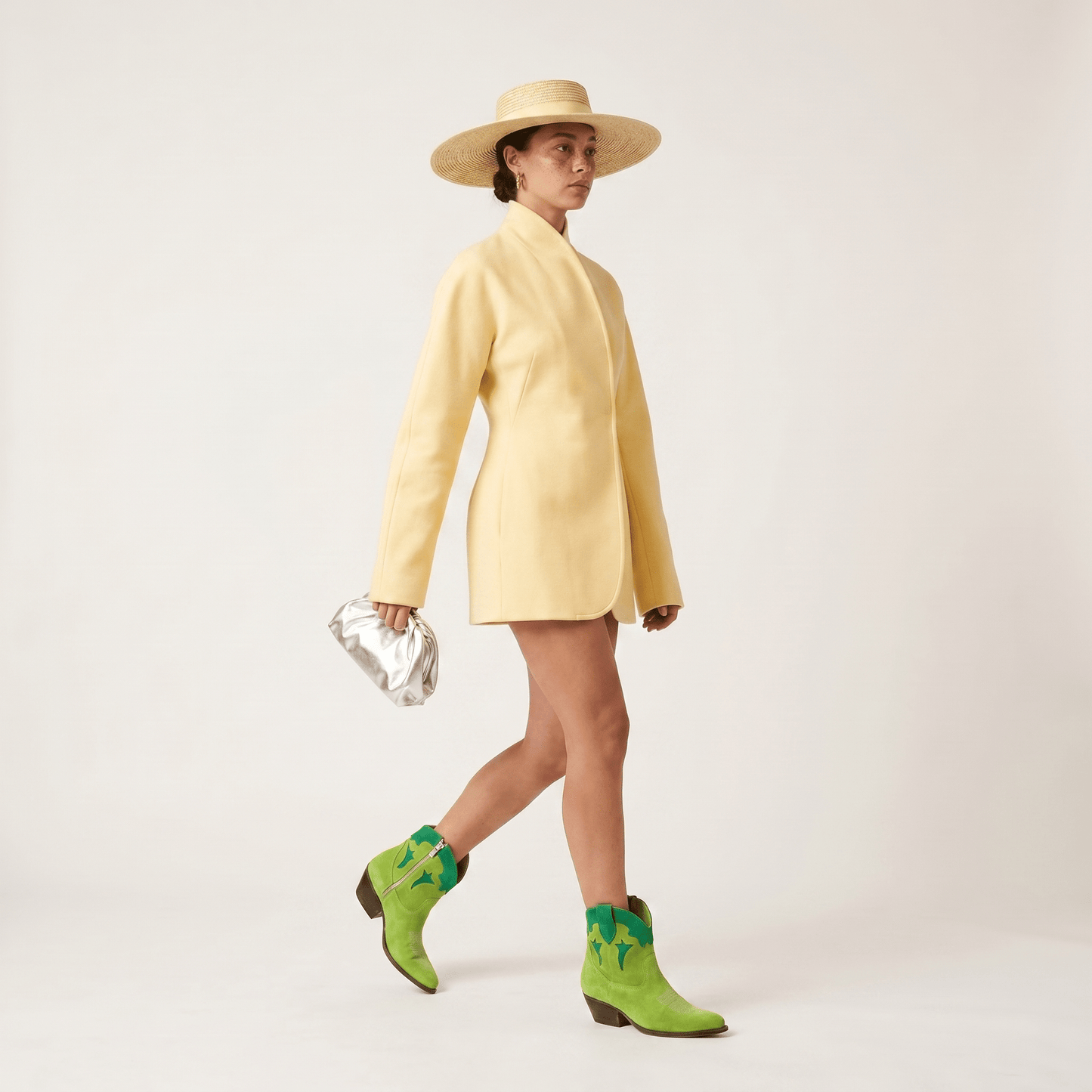 Stivaletti Texani Vicky Lime - KALI SHOES®