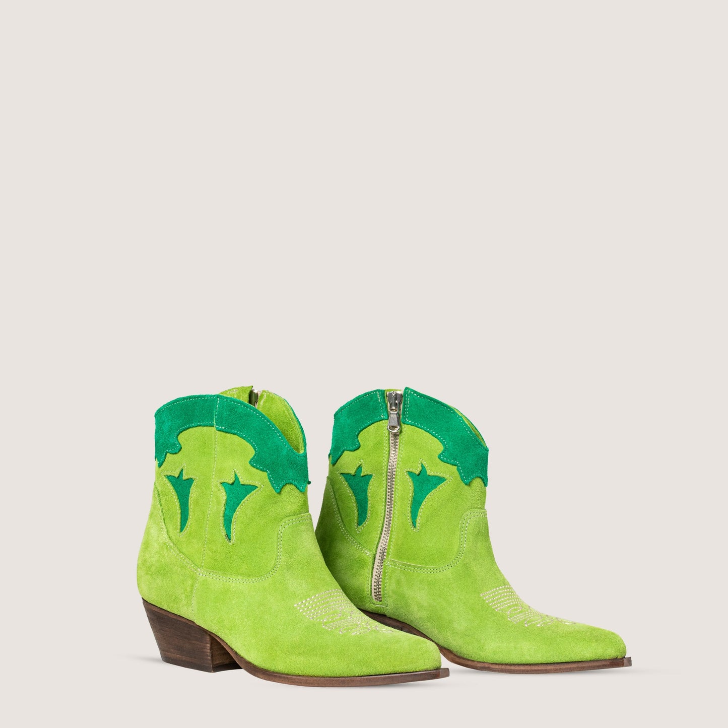 Stivaletti Texani Vicky Lime - KALI SHOES®