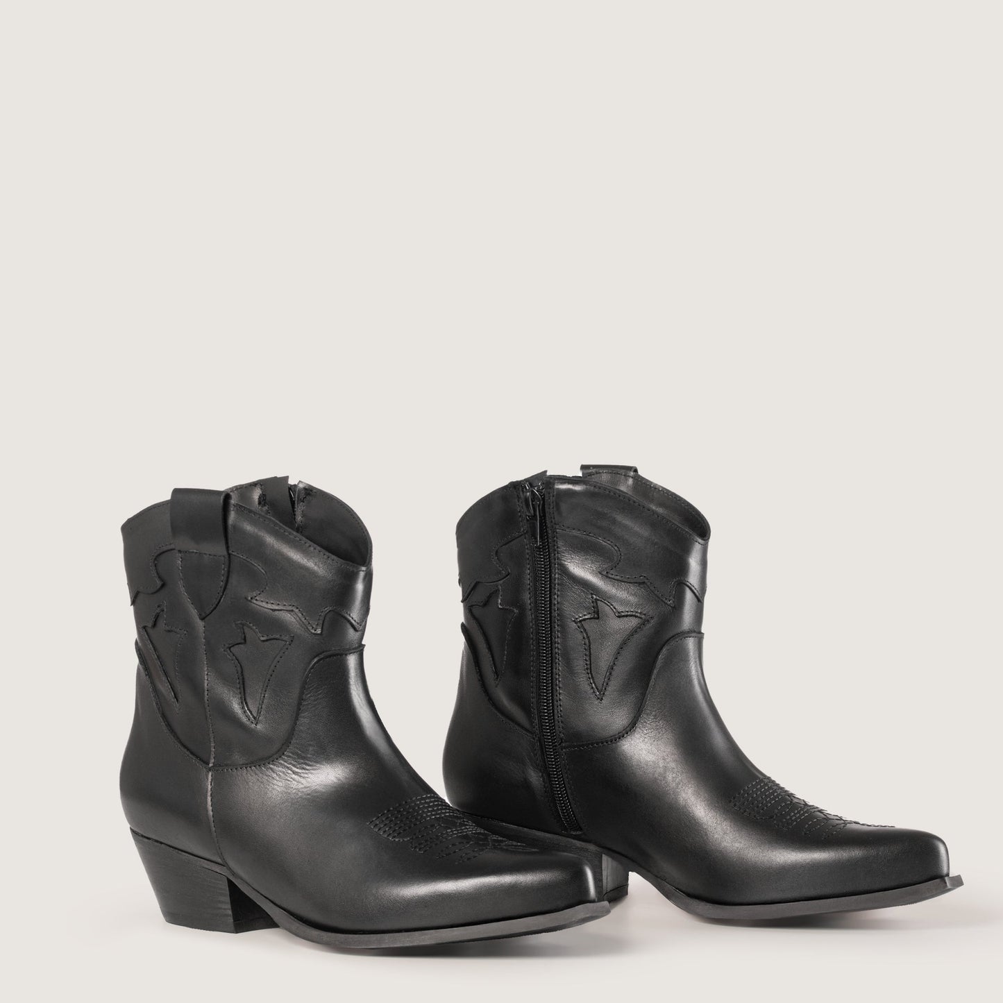 Stivaletti Texani Vicky Nero - KALI SHOES®