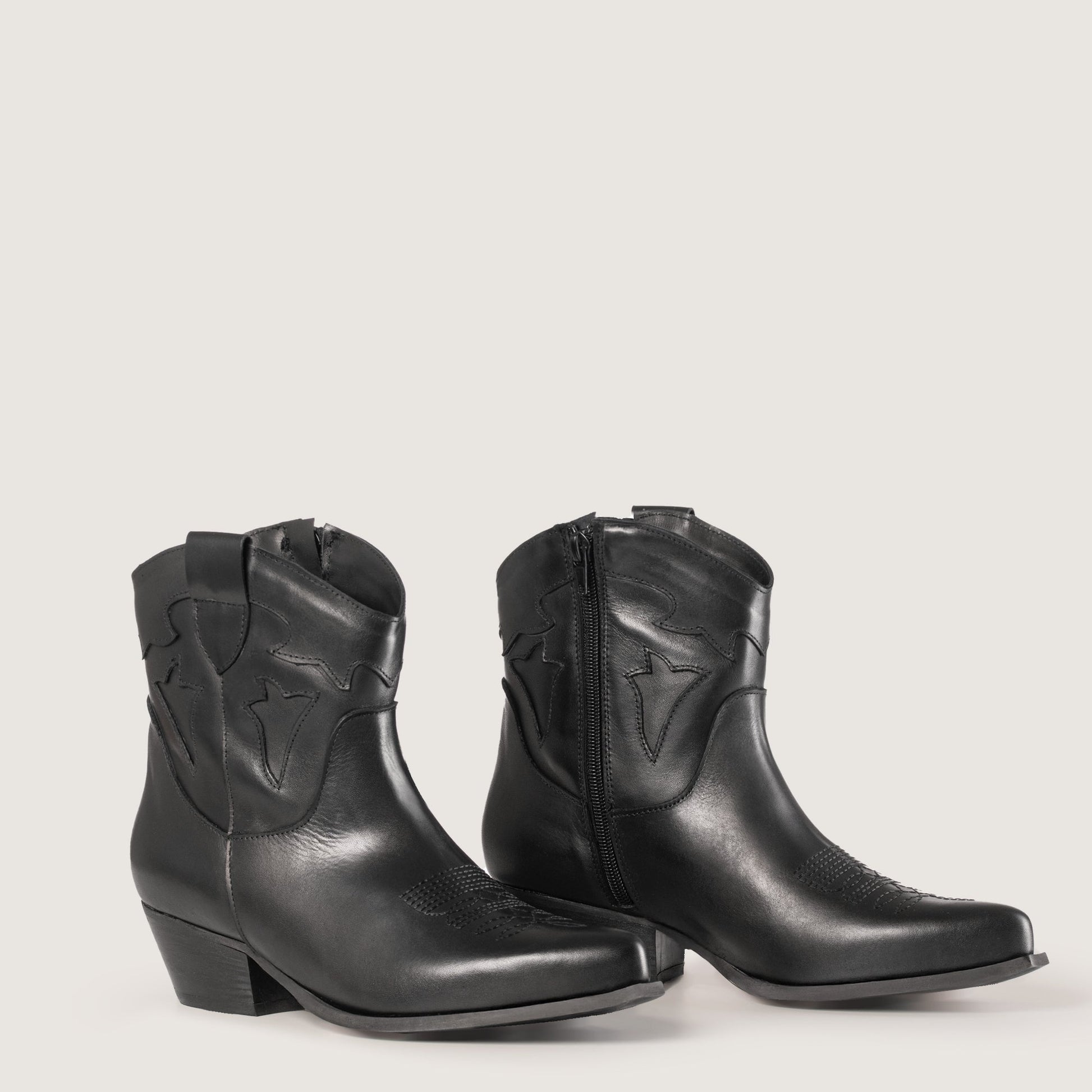 Stivaletti Texani Vicky Nero - KALI SHOES®