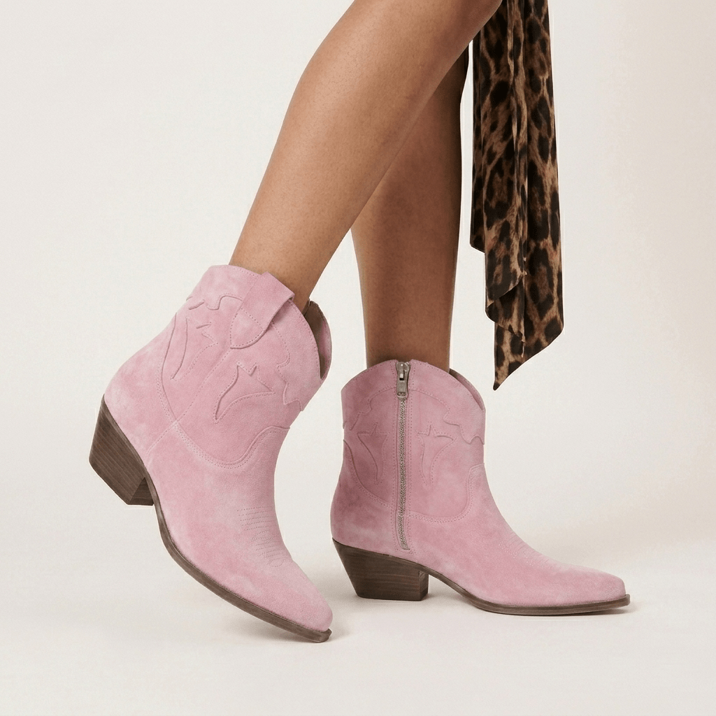 Stivaletti Texani Vicky Rosa - KALI SHOES®