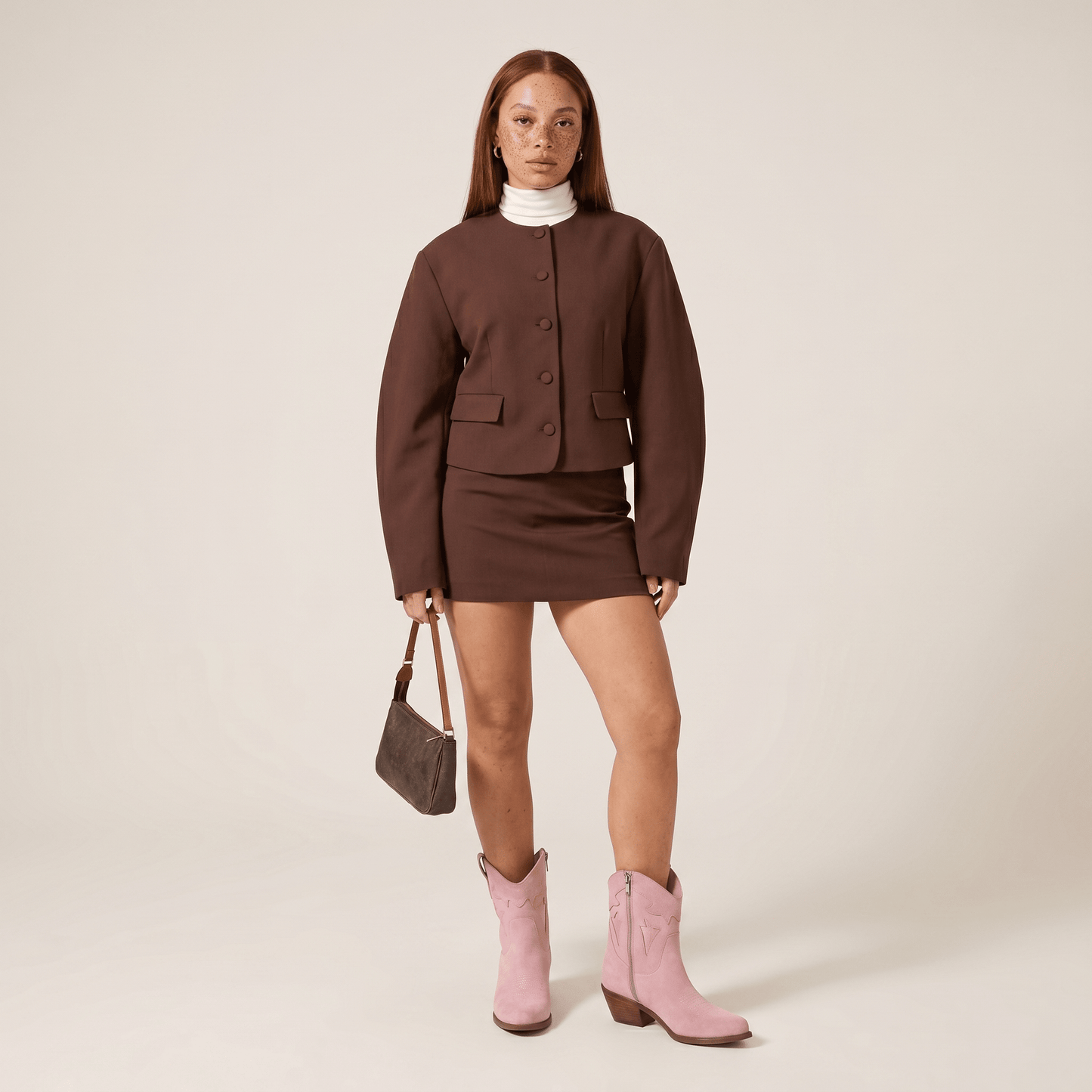 Stivaletti Texani Vicky Shine Rosa - KALI SHOES®