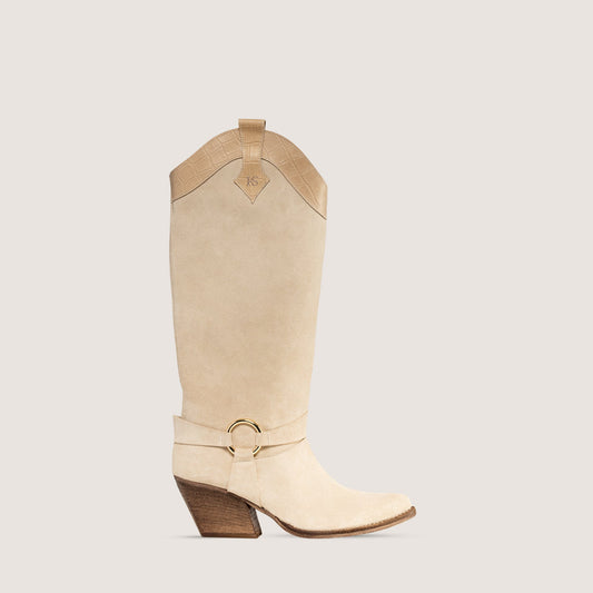 Stivali Texani Arizona Beige - KALI SHOES®